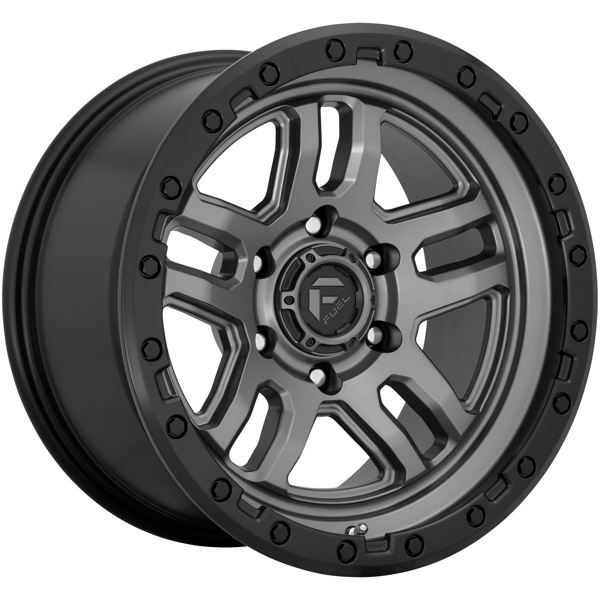 Fuel 1PC D701 AMMO 18x9 Matte Gunmetal Black Bead Ring 6x135 20mm