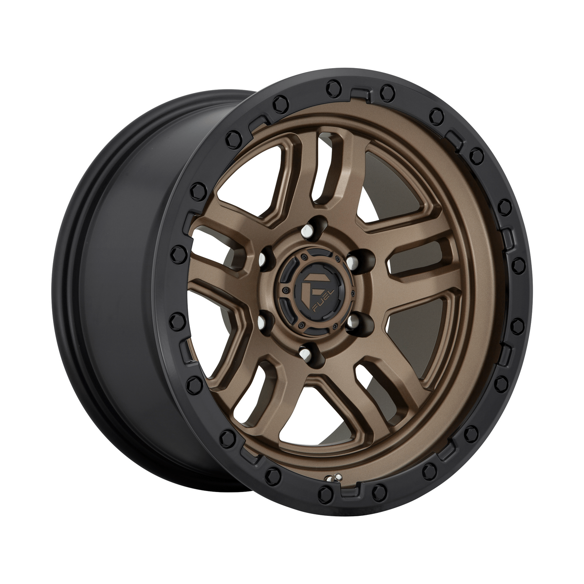 Fuel 1PC D702 AMMO 17x9 Matte Bronze Black Bead Ring 6x135 1mm