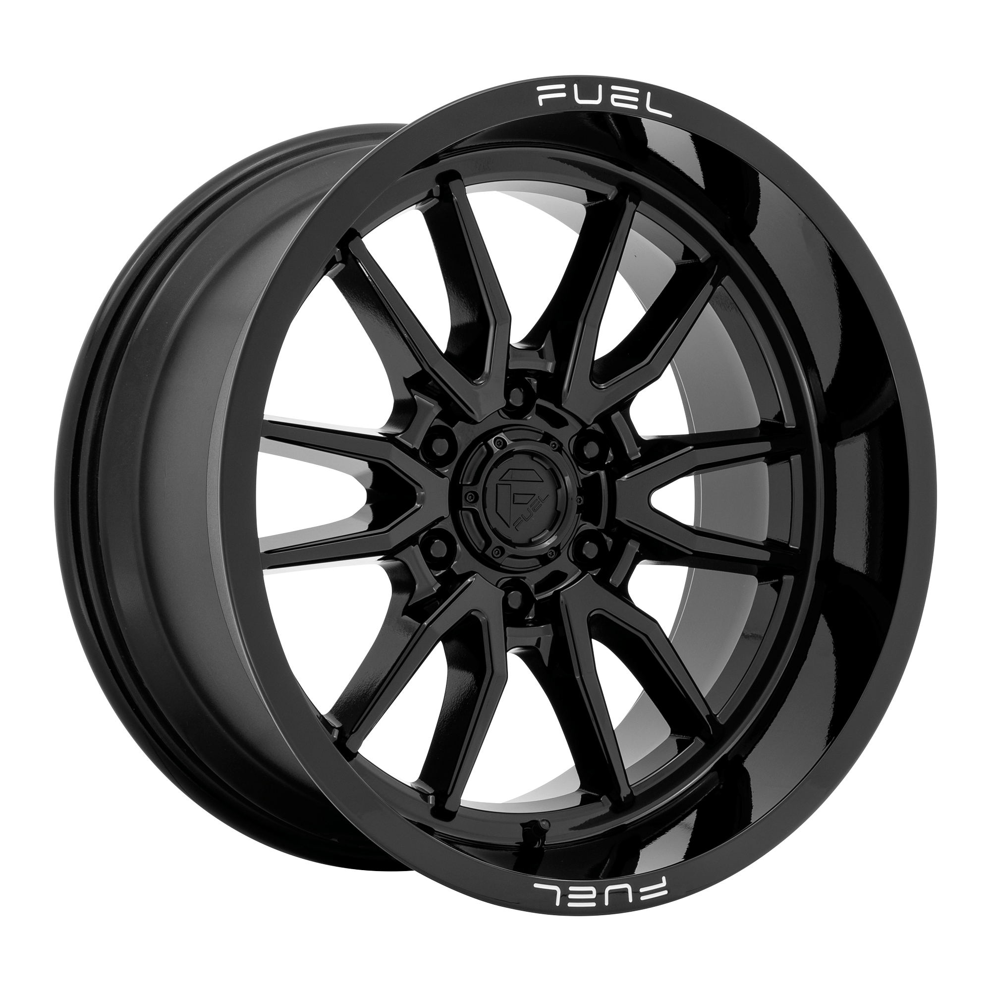 Fuel 1PC D760 CLASH 17x9 Gloss Black 6x135 1mm