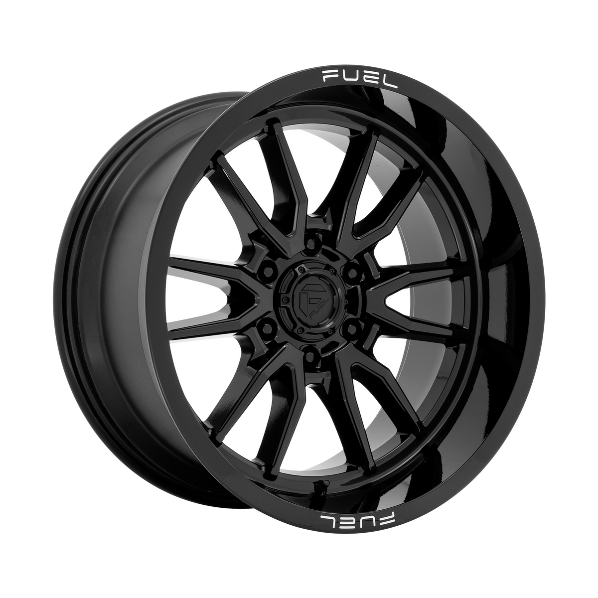 Fuel 1PC D760 CLASH 17x9 Gloss Black 6x135 1mm