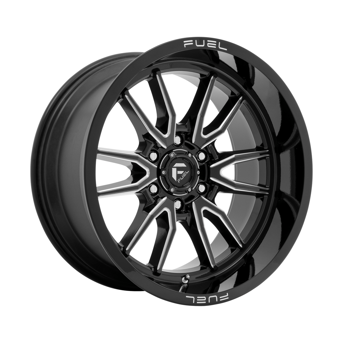 Fuel 1PC D761 CLASH 18x9 Gloss Black Milled 6x135 -12mm