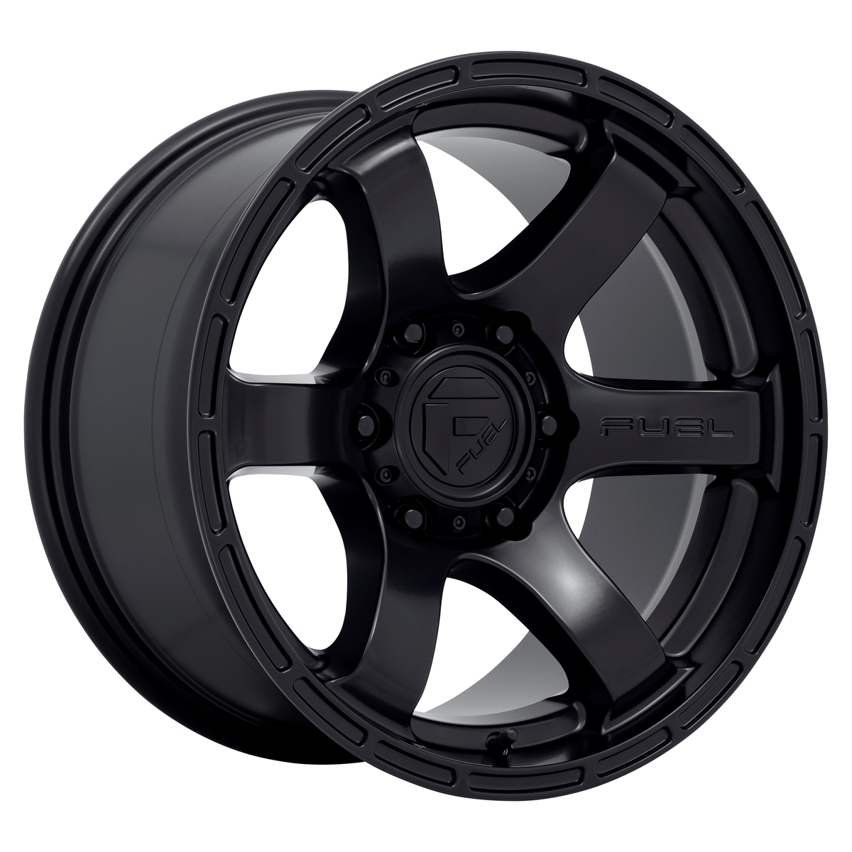 Fuel 1PC D766 RUSH 18x9 Satin Black 6x135 1mm
