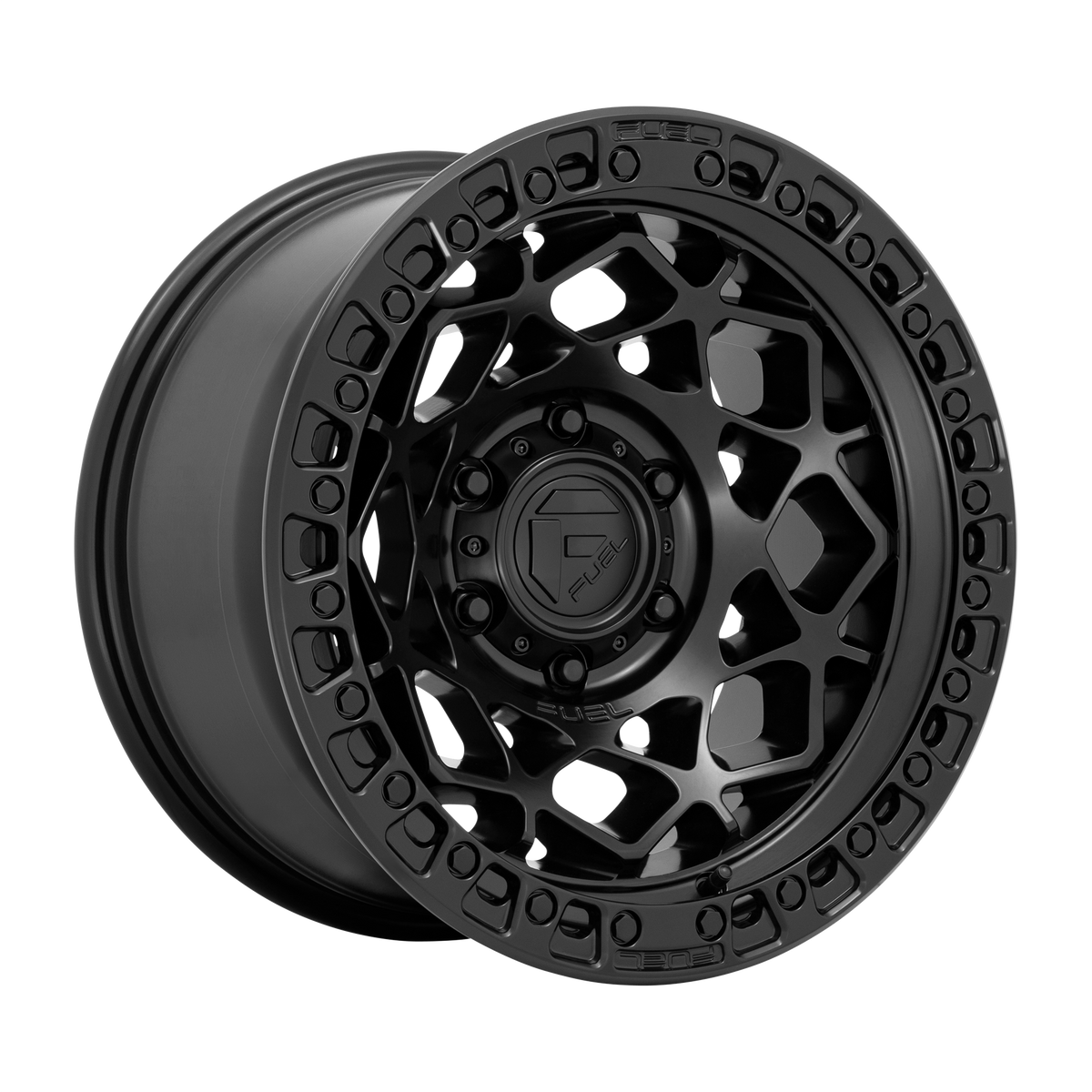 Fuel 1PC D786 UNIT 17x9 Matte Black W/ M-Black Ring 6x135 1mm