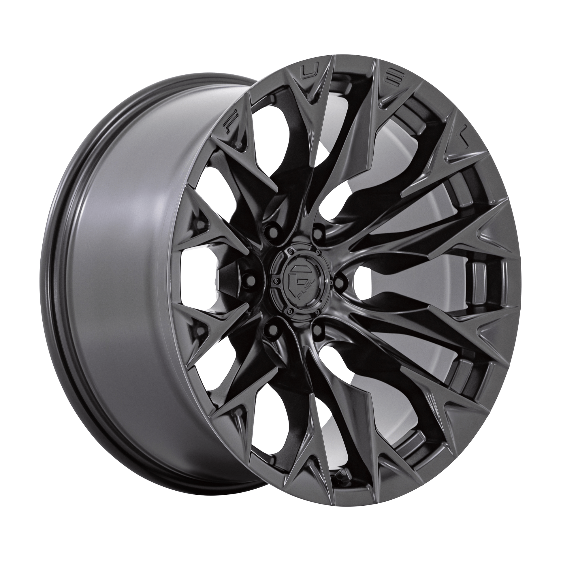 Fuel 1PC D804 FLAME 20x9 Blackout 6x135 20mm
