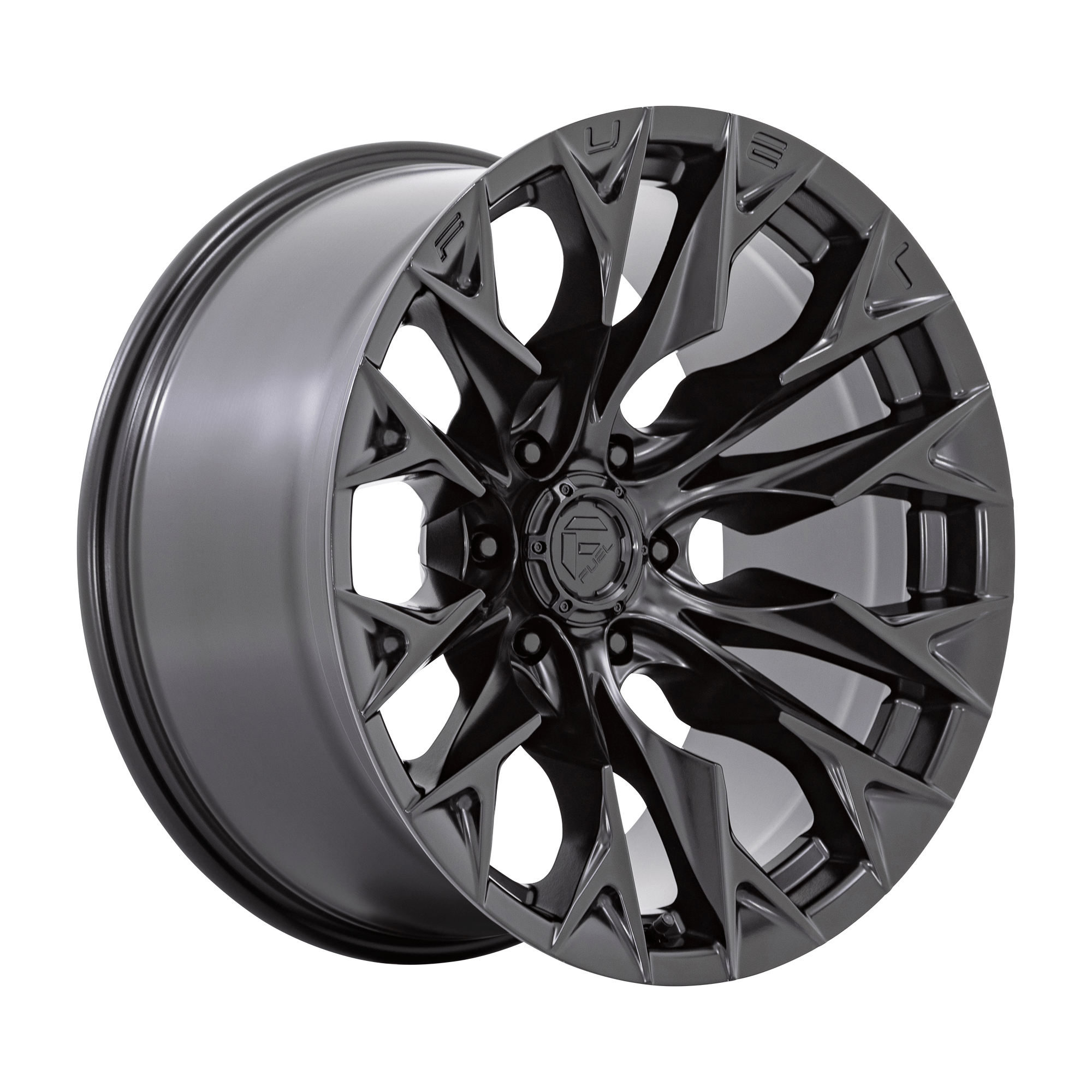 Fuel 1PC D804 FLAME 20x9 Blackout 6x135 20mm