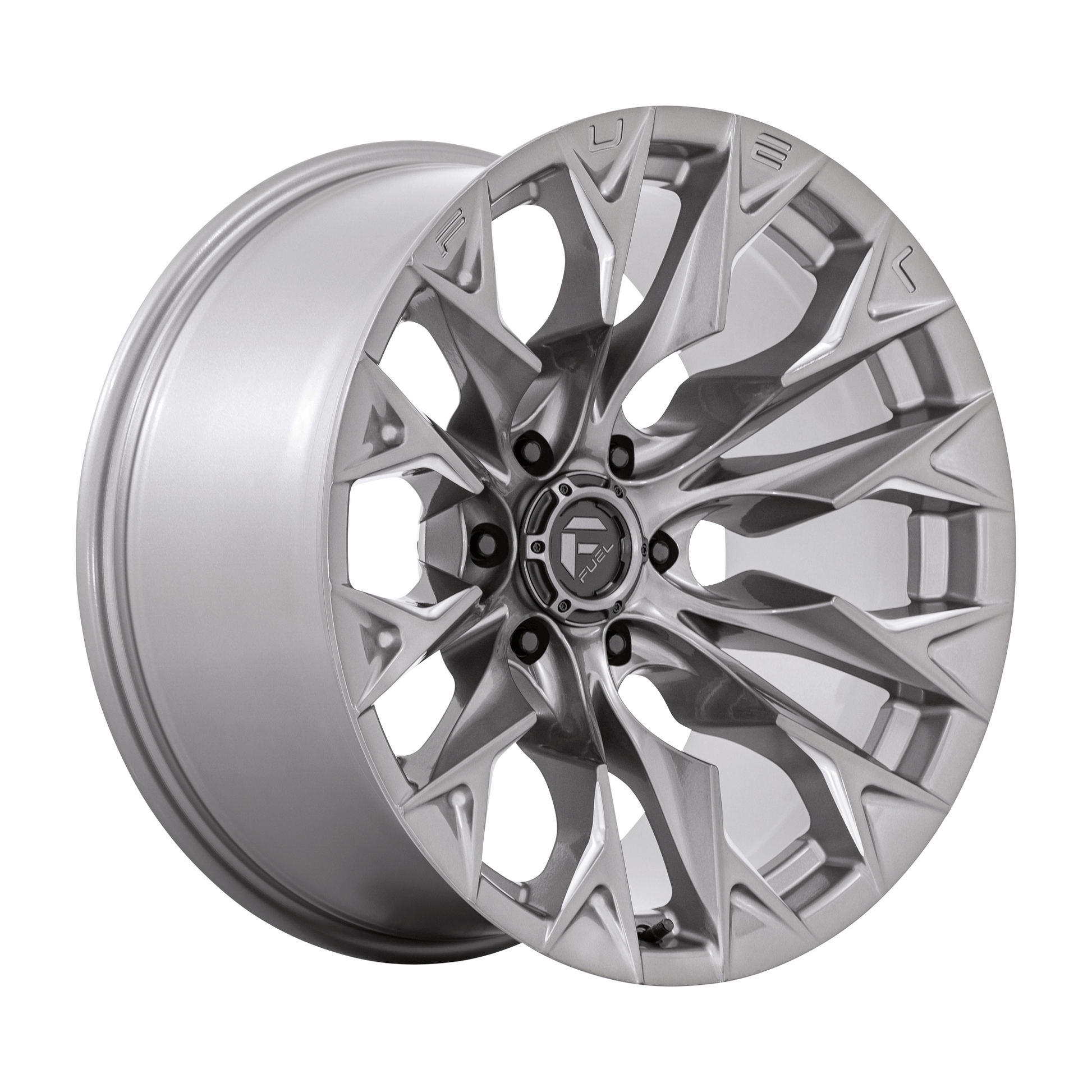Fuel 1PC D806 FLAME 20x9 Platinum 6x135 20mm