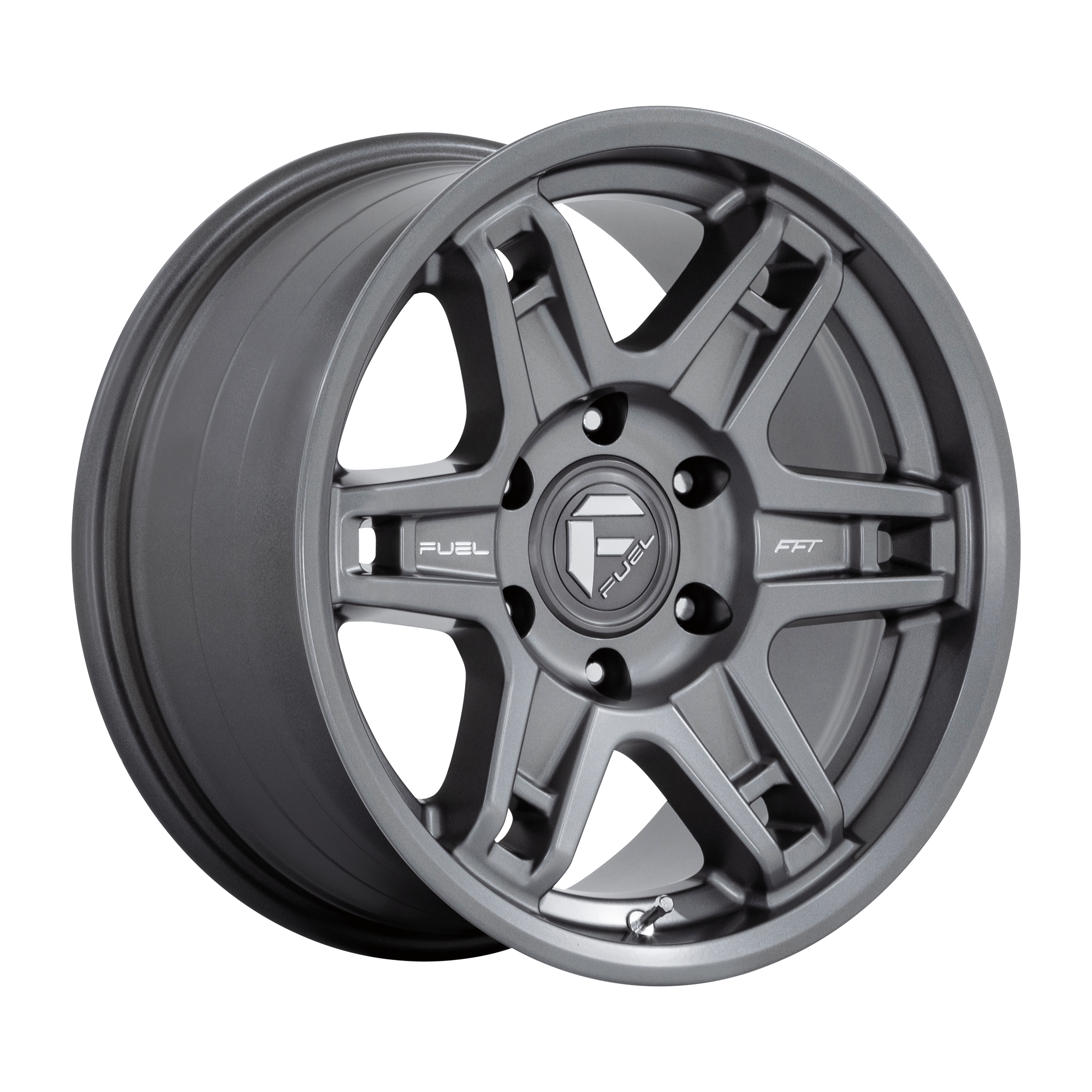 Fuel 1PC D838 SLAYER 18x8.5 Matte Gunmetal 6x135 1mm
