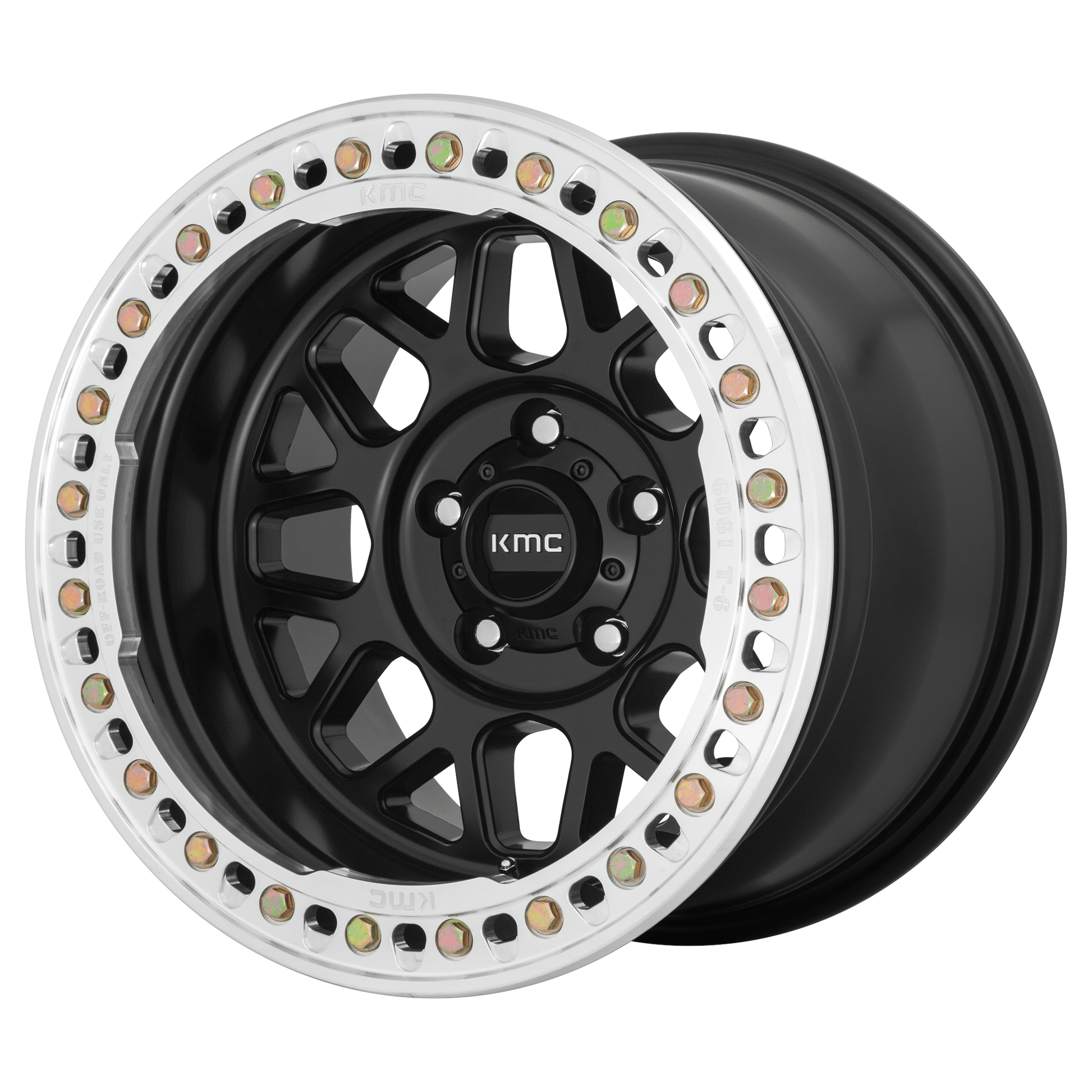 KMC KM235 GRENADE CRAWL BEADLOCK 17x8.5 Satin Black 6x135 0mm