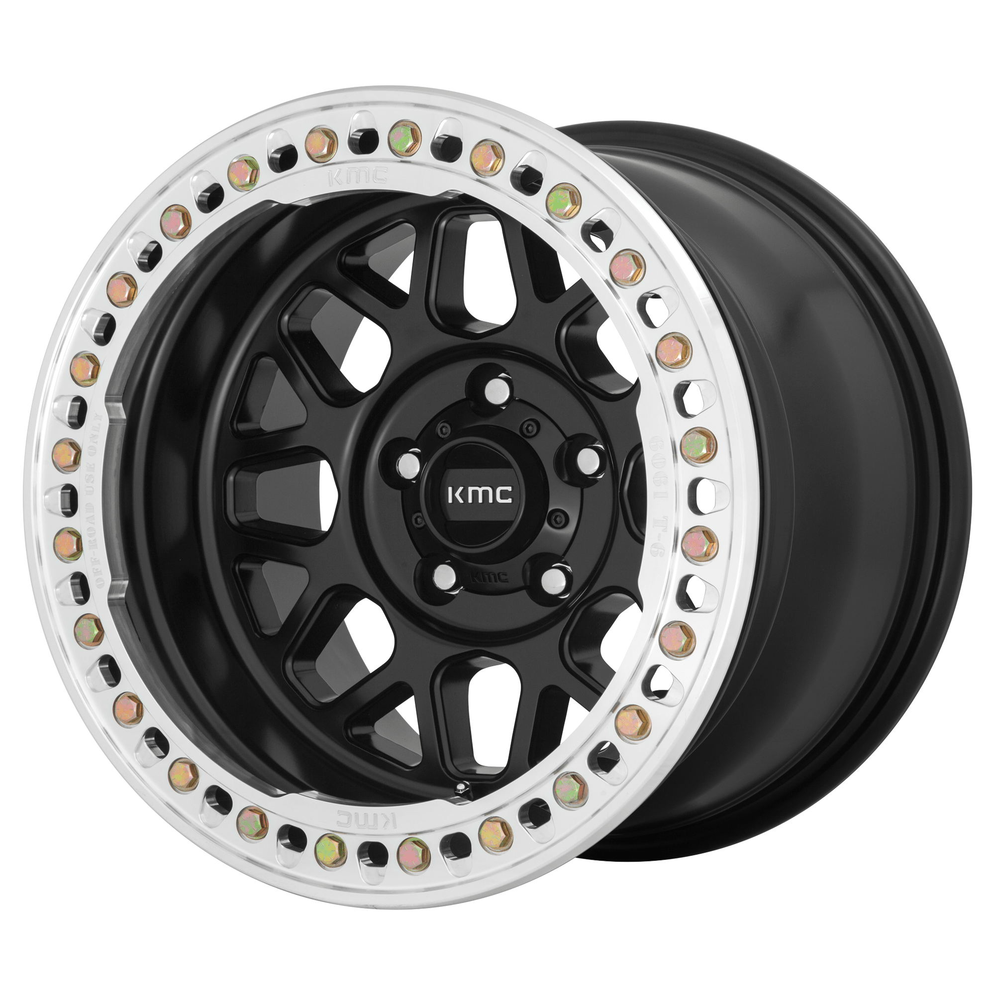 KMC KM235 GRENADE CRAWL BEADLOCK 17x8.5 Satin Black 6x135 0mm