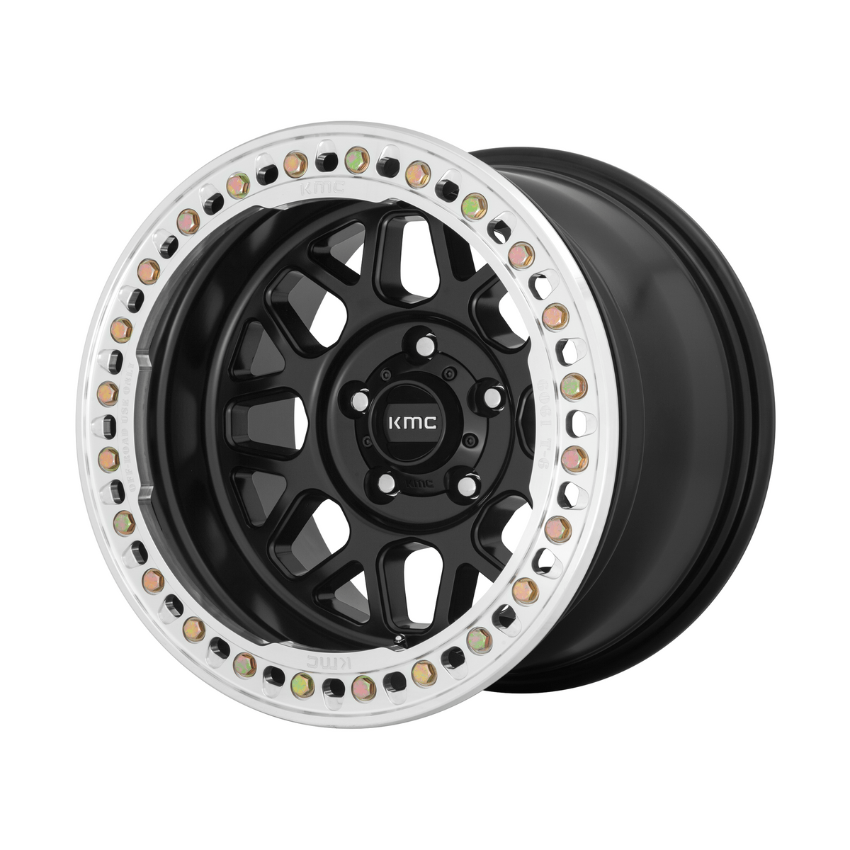 KMC KM235 GRENADE CRAWL BEADLOCK 17x8.5 Satin Black 6x135 0mm