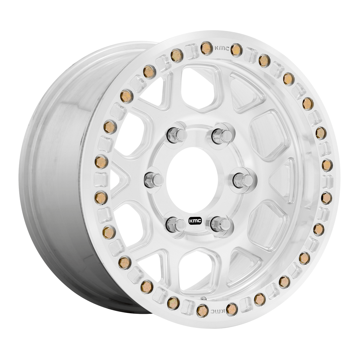 KMC KM444 MESA FORGED BEADLOCK 17x9 Raw Machined 6x135 25mm