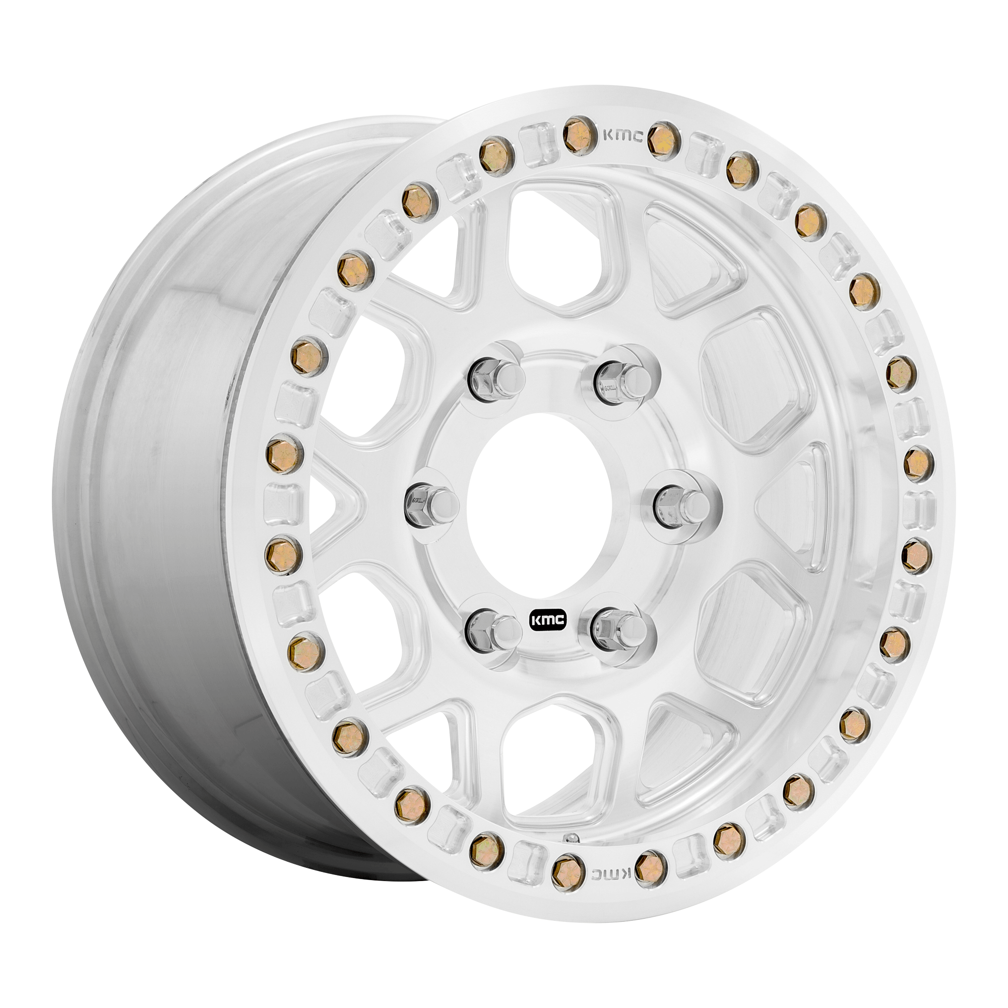 KMC KM444 MESA FORGED BEADLOCK 17x9 Raw Machined 6x135 -12mm