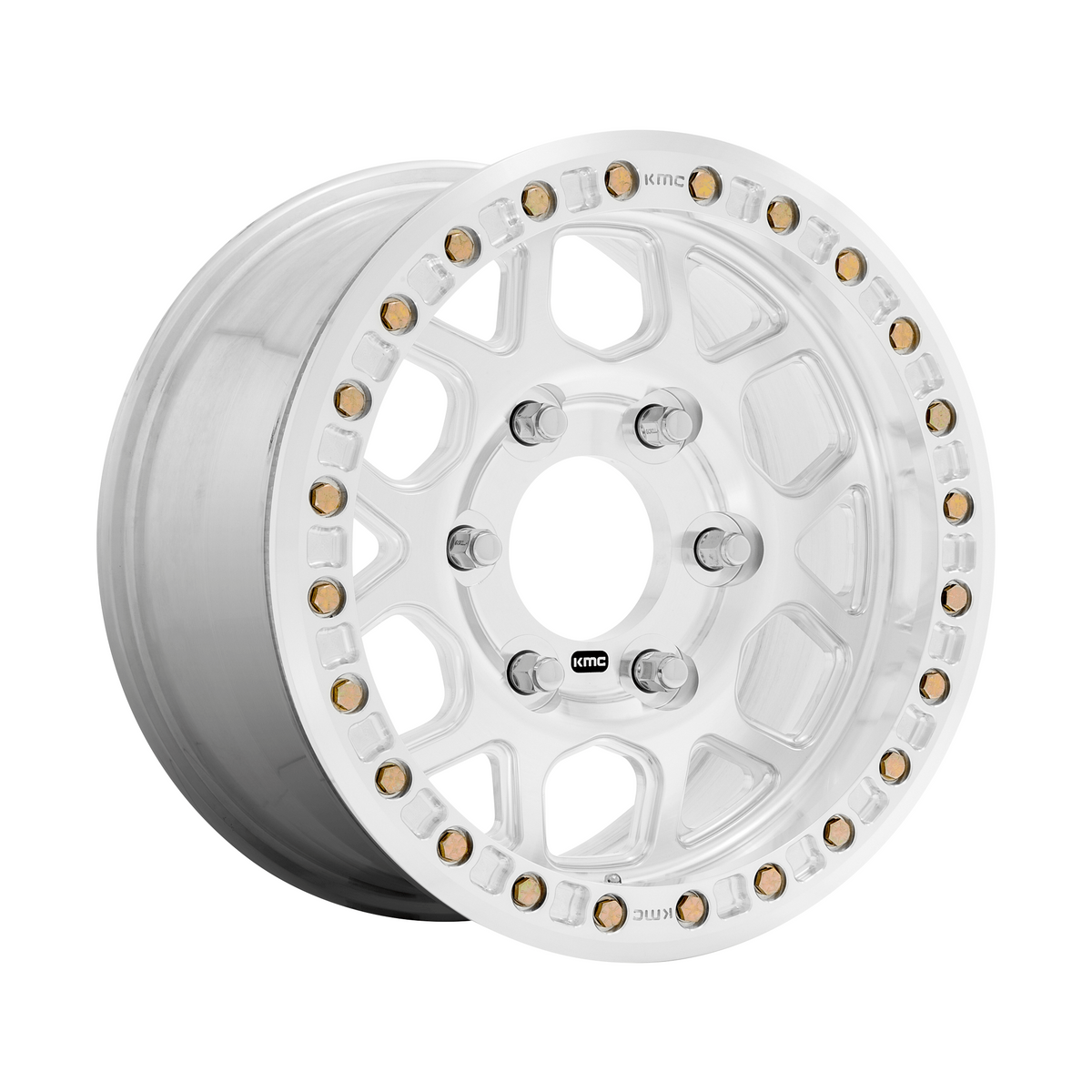 KMC KM444 MESA FORGED BEADLOCK 17x9 Raw Machined 6x135 -12mm