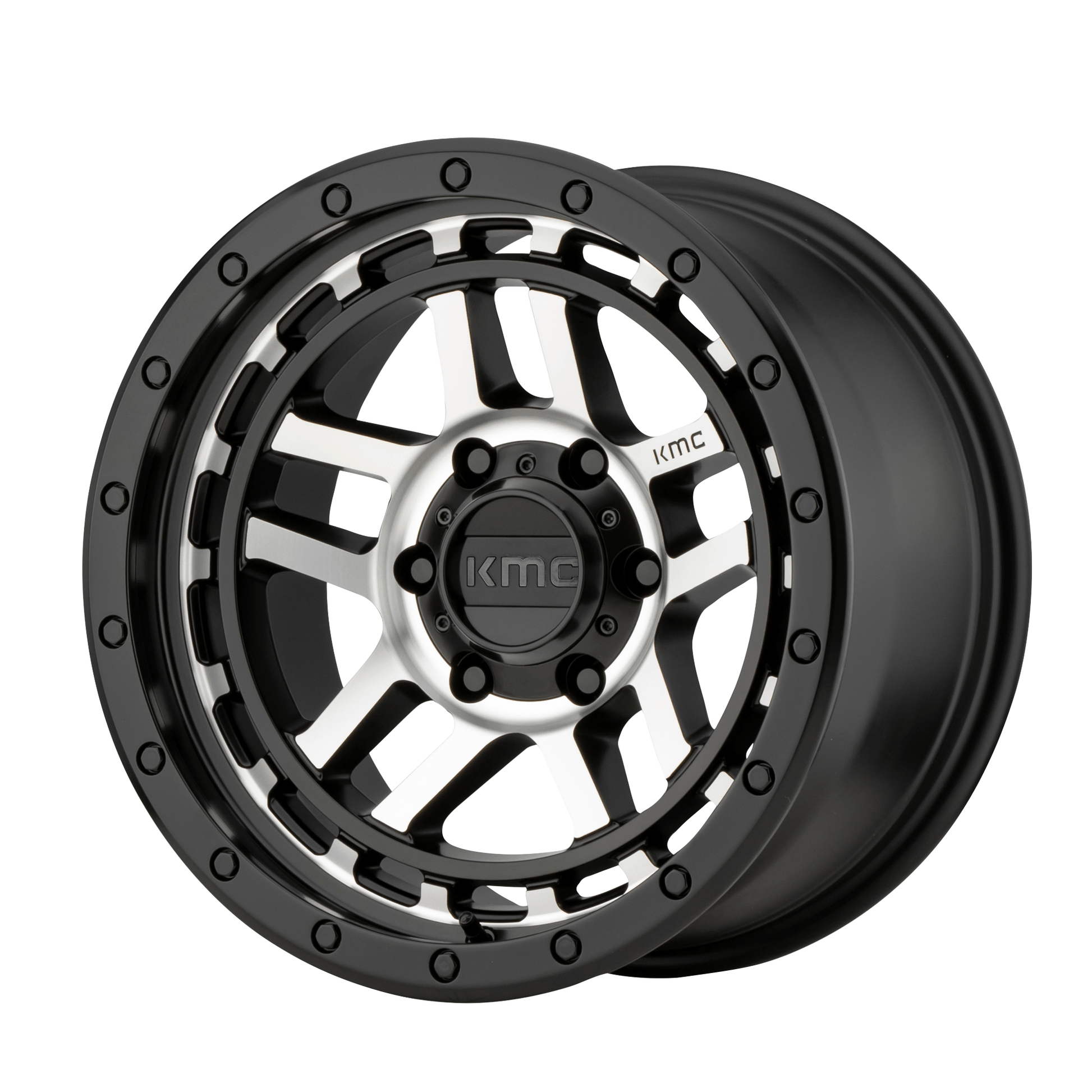KMC KM540 RECON 18x8.5 Satin Black Machined 6x135 0mm