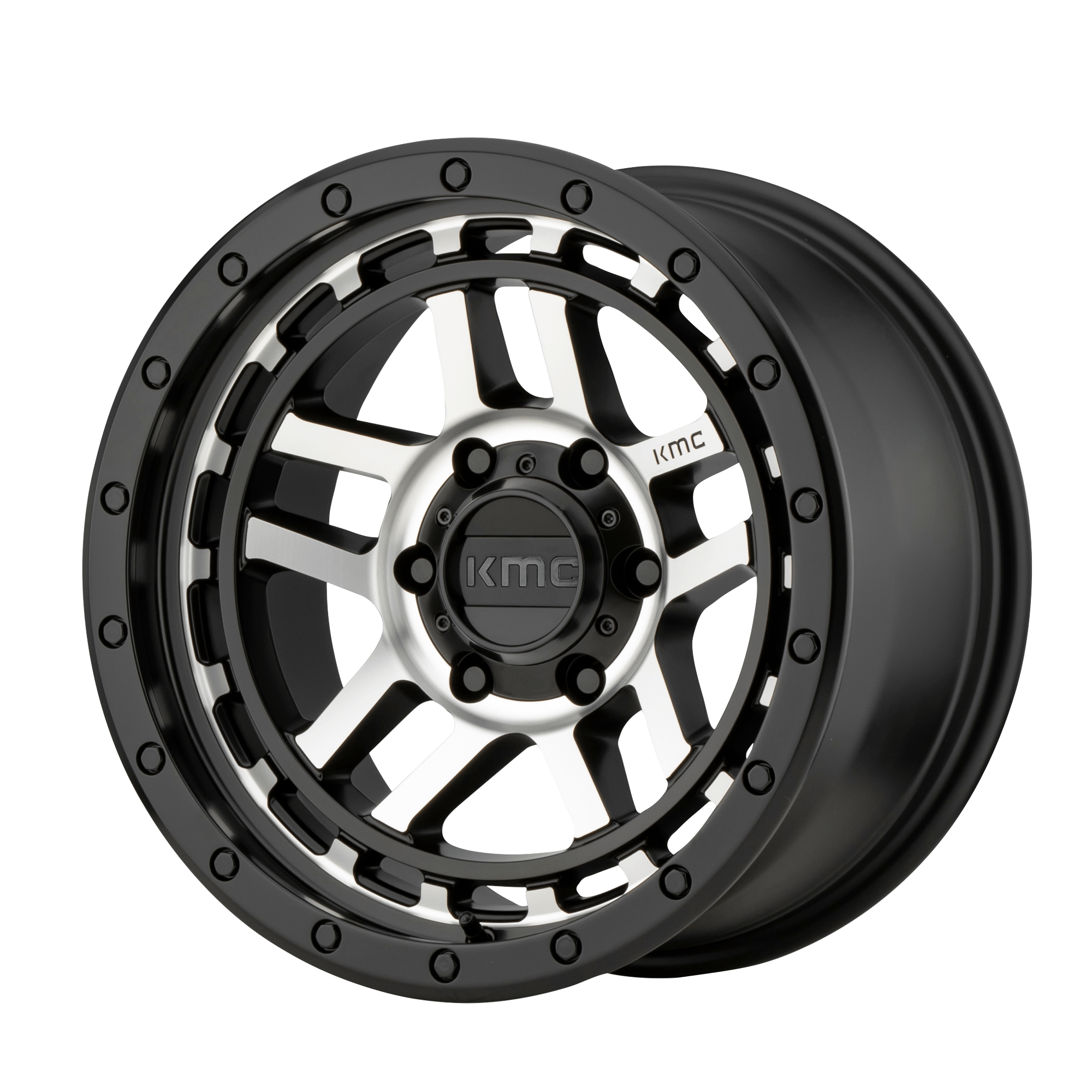 KMC KM540 RECON 18x8.5 Satin Black Machined 6x135 0mm
