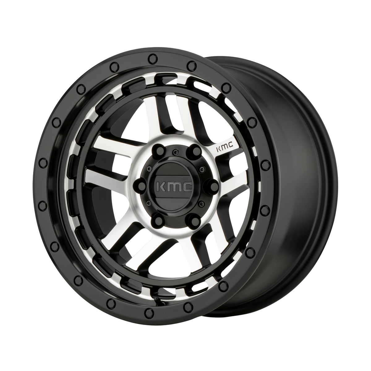 KMC KM540 RECON 18x8.5 Satin Black Machined 6x135 0mm