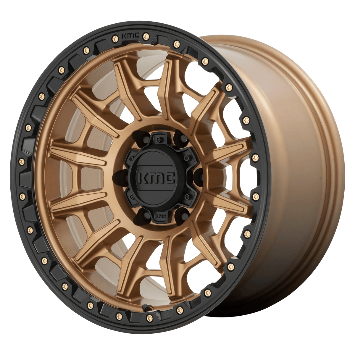 KMC KM547 CARNAGE 17x9 Matte Bronze W/ Black Lip 6x135 0mm
