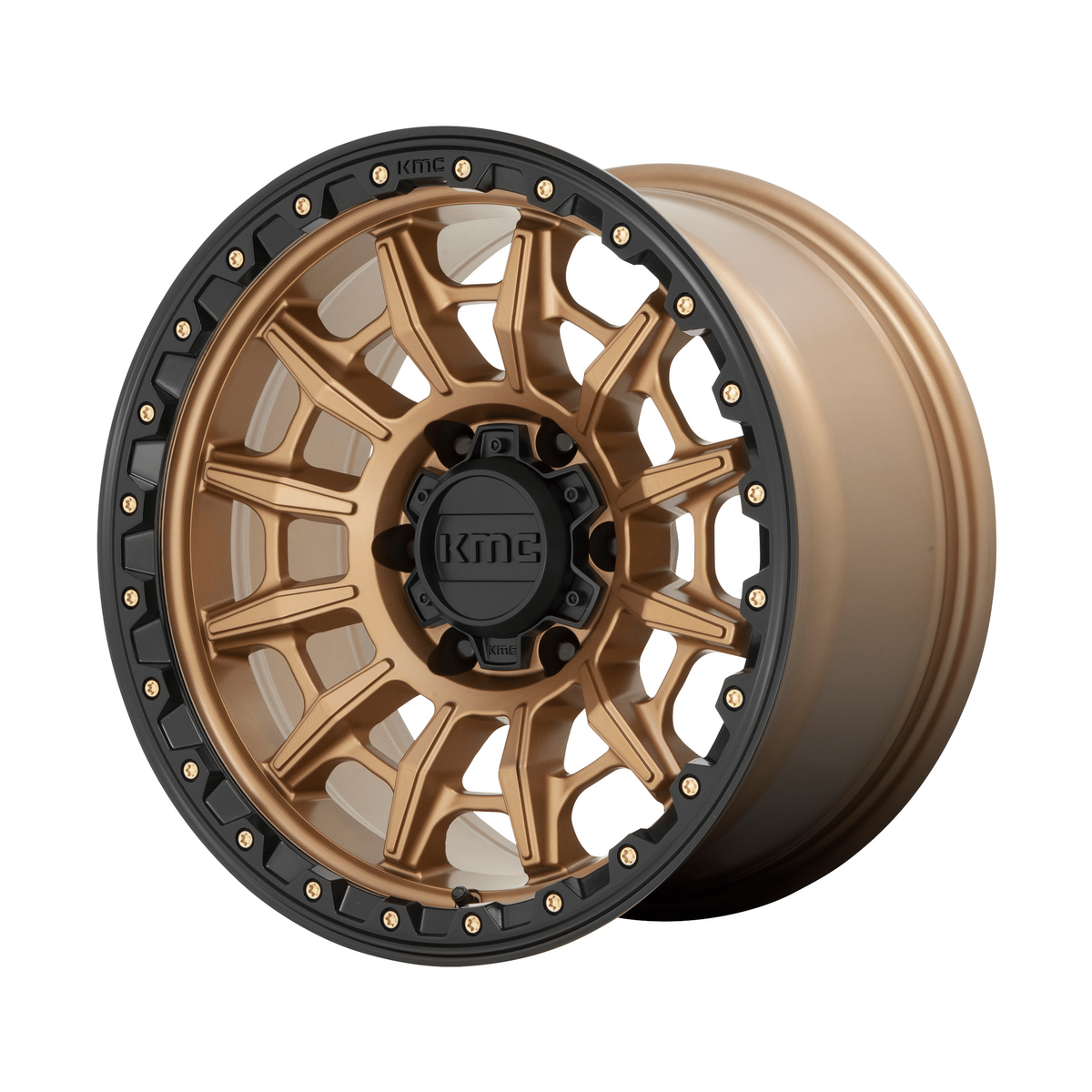 KMC KM547 CARNAGE 17x9 Matte Bronze W/ Black Lip 6x135 0mm