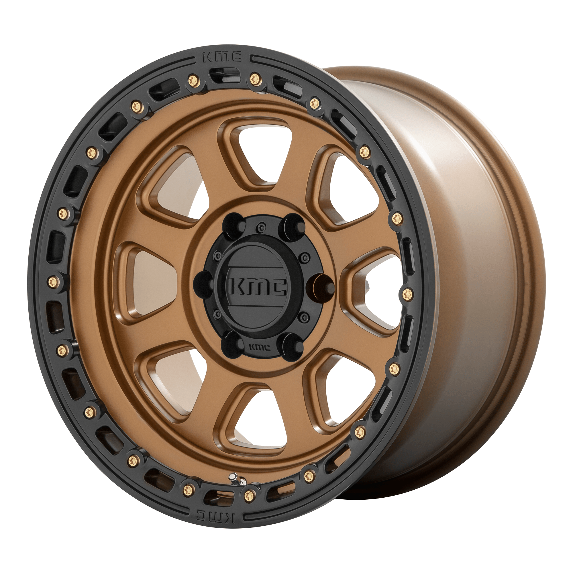 KMC KM548 CHASE 20x9 Matte Bronze W/ Black Lip 6x135 18mm