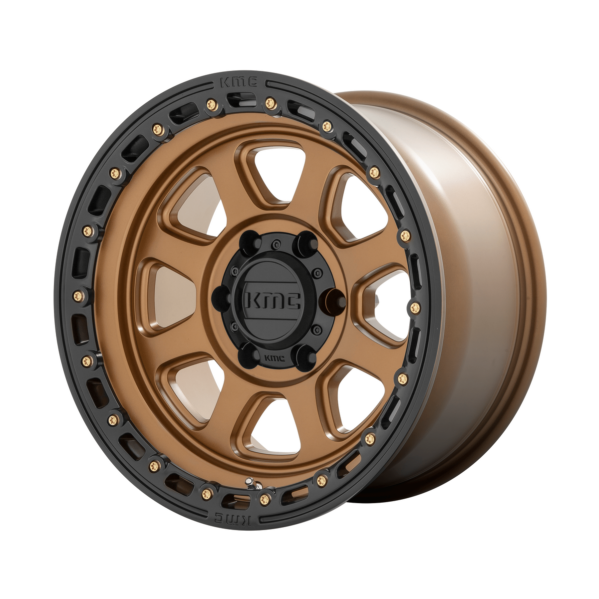 KMC KM548 CHASE 20x9 Matte Bronze W/ Black Lip 6x135 18mm