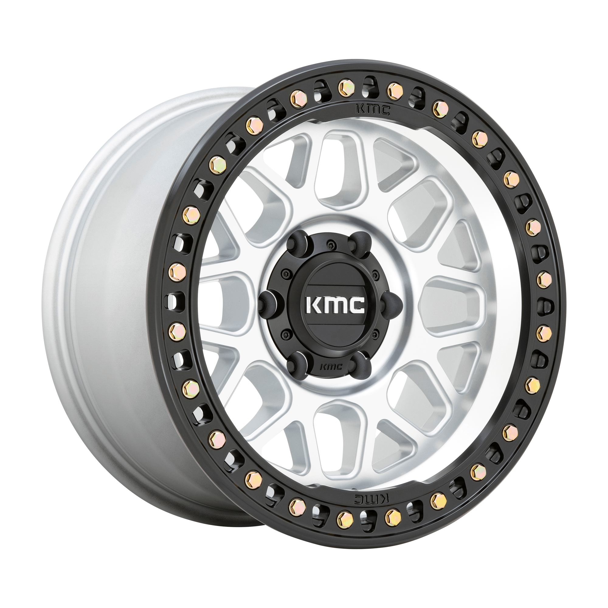 KMC KM549 GRS 17x8.5 Machined W/ Satin Black Lip 6x135 0mm