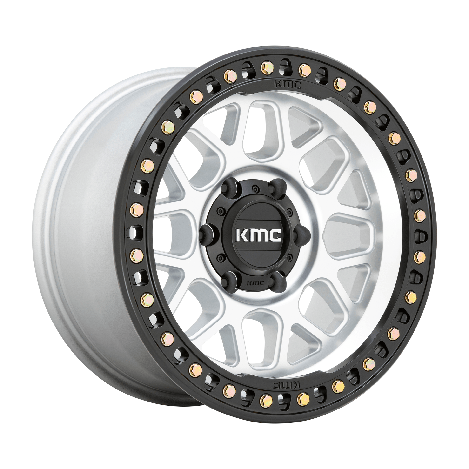 KMC KM549 GRS 18x8.5 Machined W/ Satin Black Lip 6x135 0mm