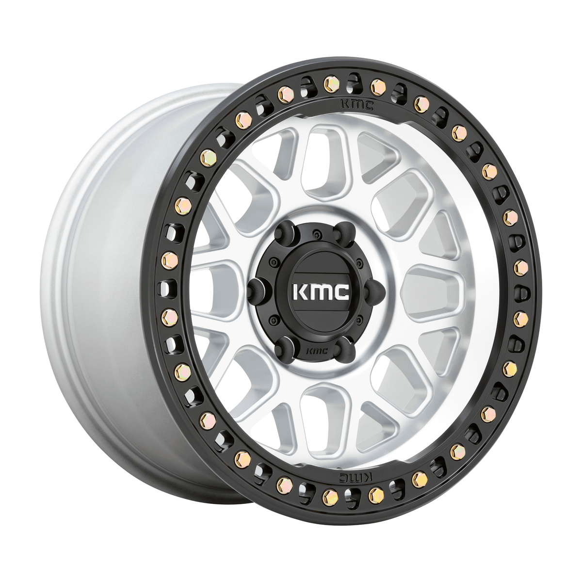 KMC KM549 GRS 18x8.5 Machined W/ Satin Black Lip 6x135 0mm