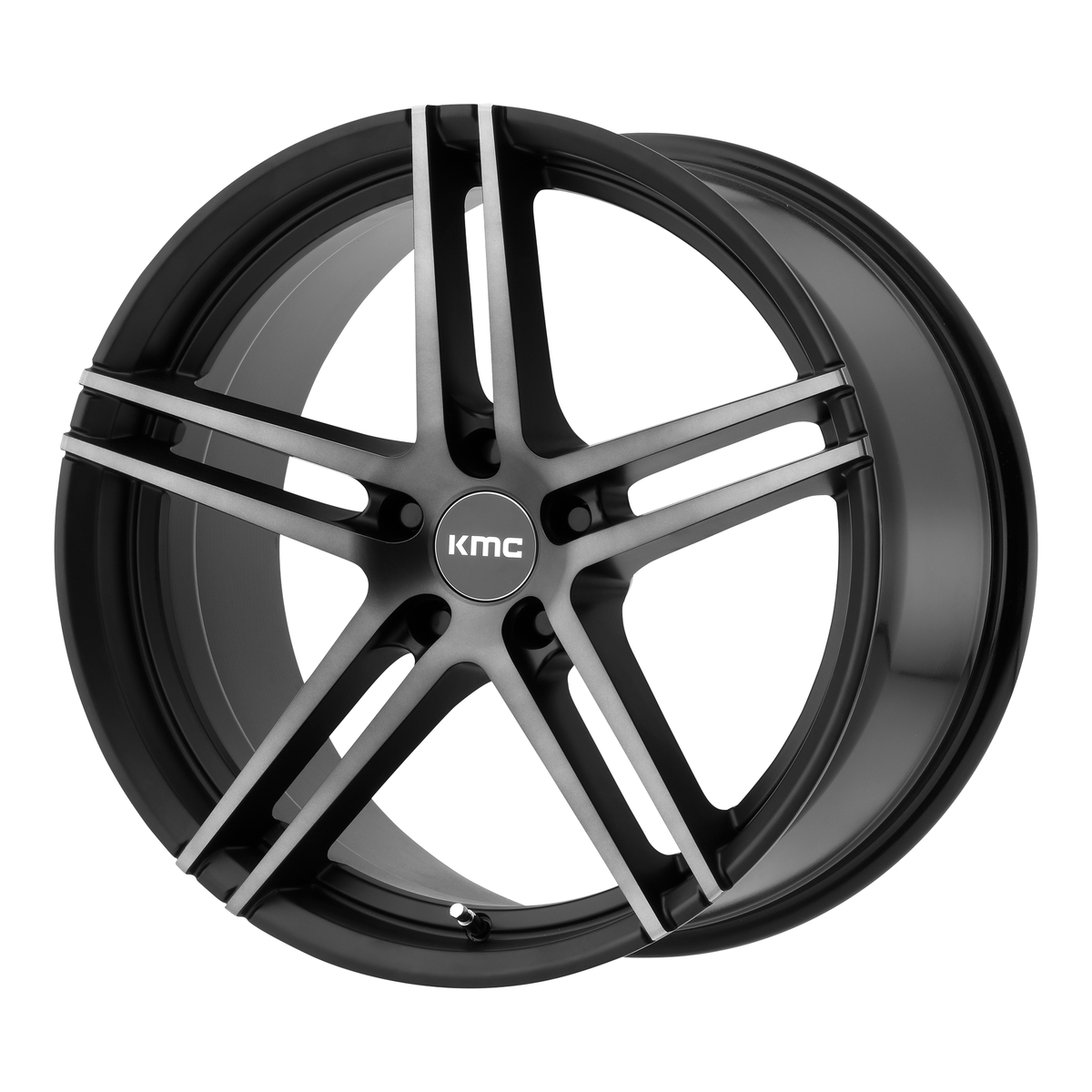 KMC KM703 MONOPHONIC 20x10 Satin Black W/ Titan-Blk Face 5x114.3 45mm
