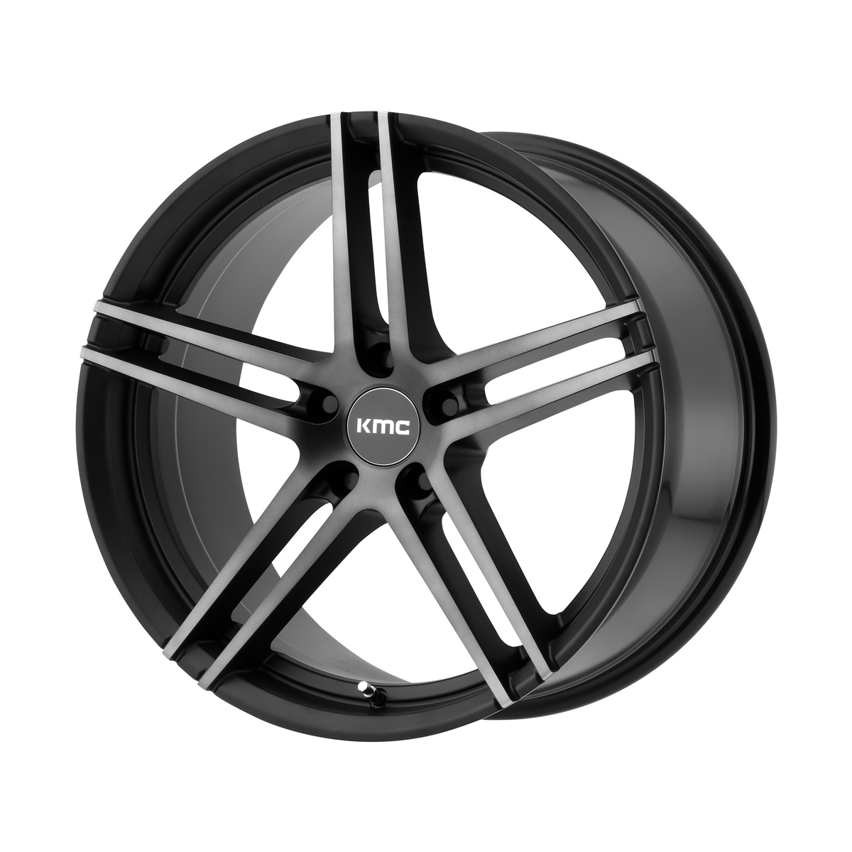 KMC KM703 MONOPHONIC 20x10 Satin Black W/ Titan-Blk Face 5x114.3 45mm