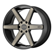 KMC KM704 DISTRICT TRUCK 20x8.5 Matte Black W/ Dark Tint 6x135 38mm
