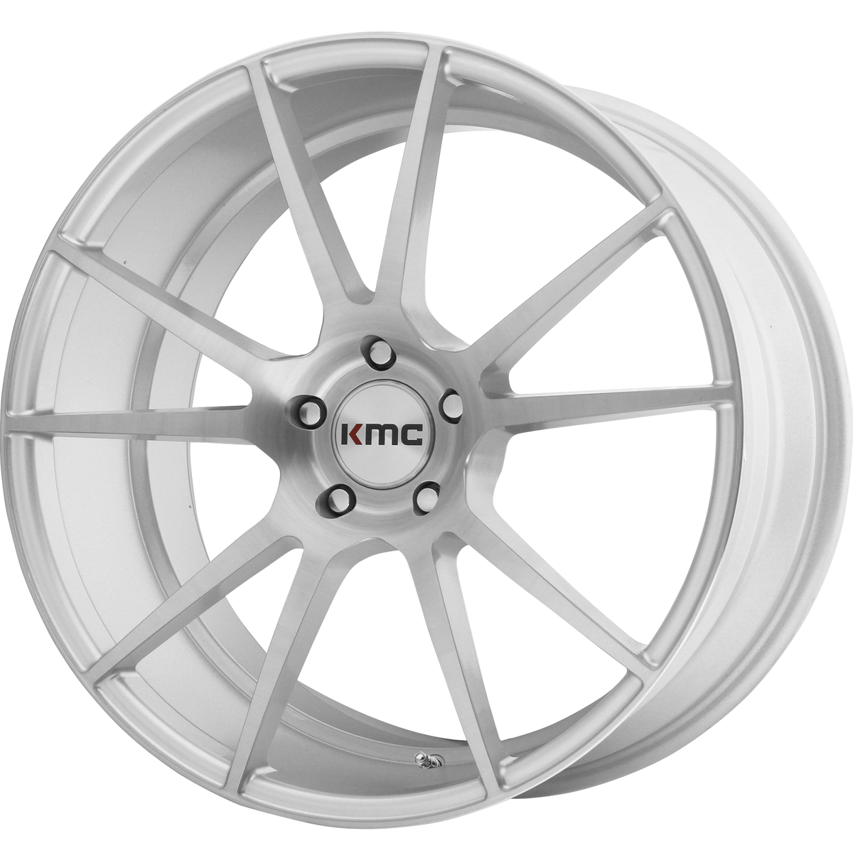 KMC KM709 FLUX 20x10 Brushed Silver 5x114.3 40mm
