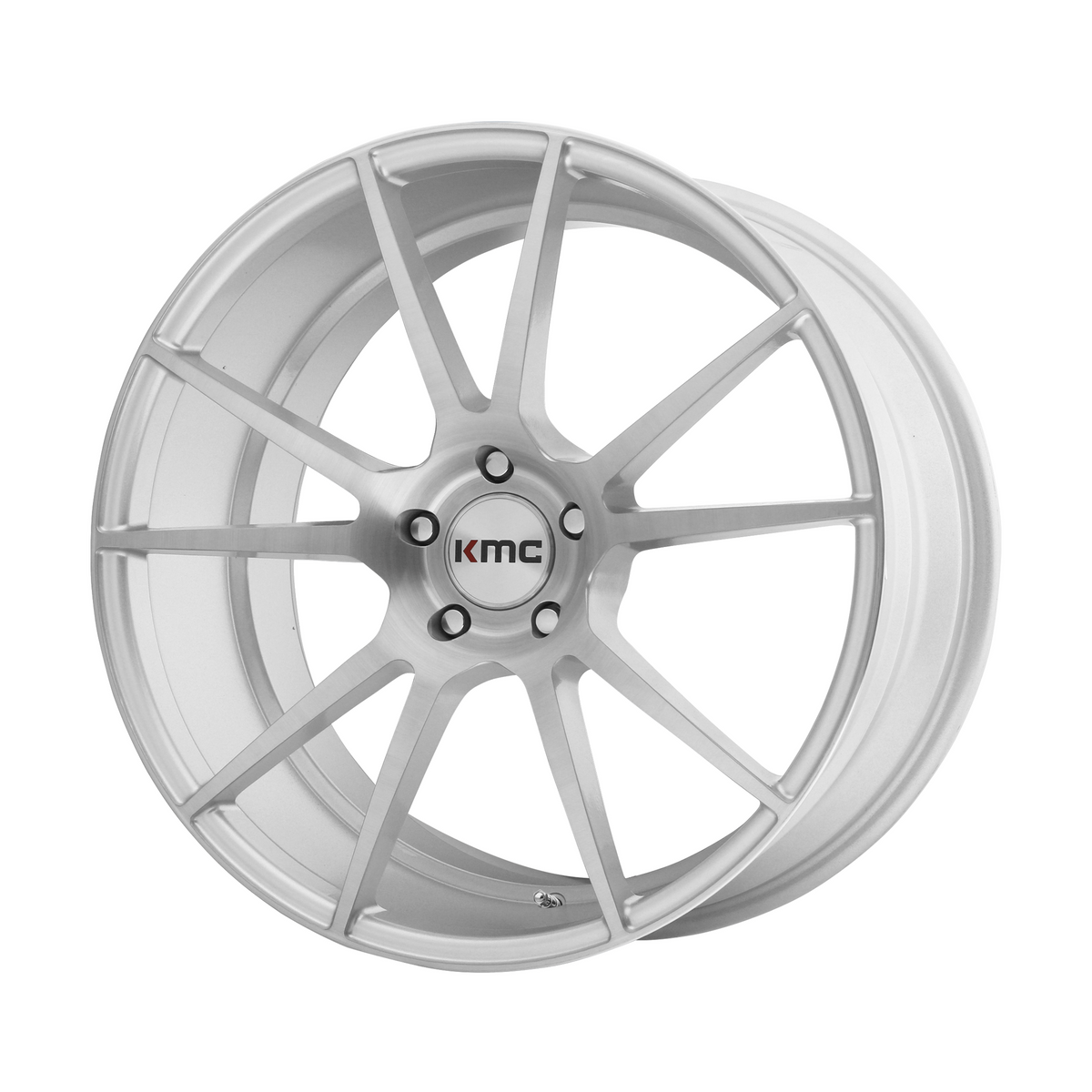 KMC KM709 FLUX 20x10 Brushed Silver 5x114.3 40mm