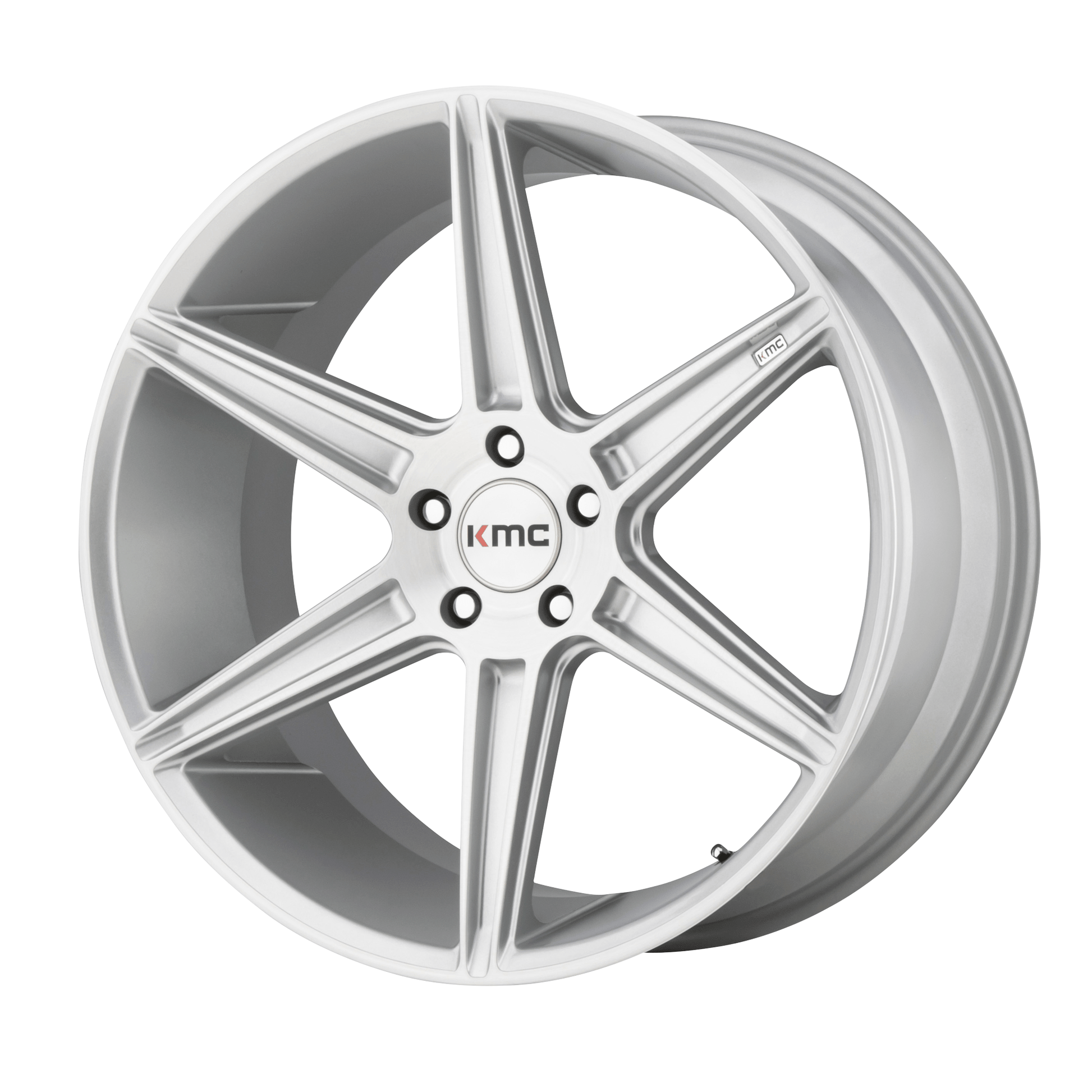 KMC KM711 PRISM 20x10.5 Brushed Silver 5x114.3 35mm