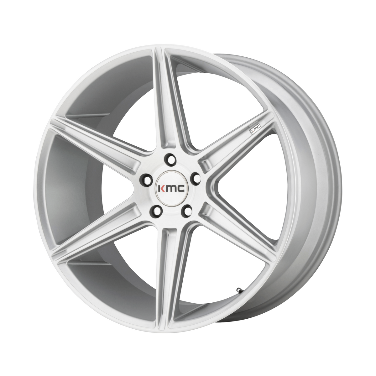 KMC KM711 PRISM 20x10.5 Brushed Silver 5x114.3 35mm