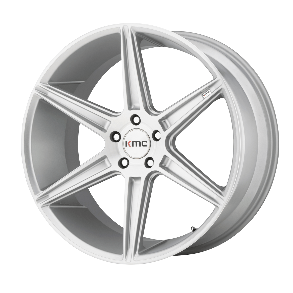 KMC KM711 PRISM 20x10.5 Brushed Silver 5x114.3 45mm