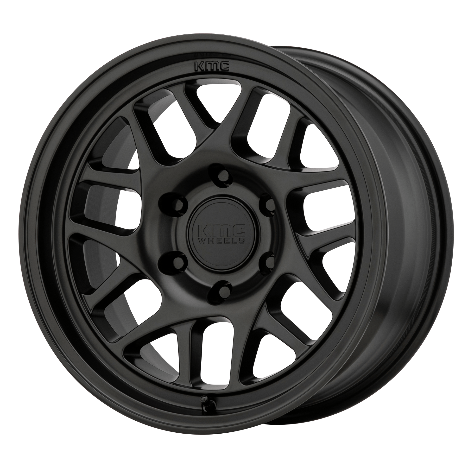 KMC KM717 BULLY OL 17x8.5 Satin Black 6x135 0mm