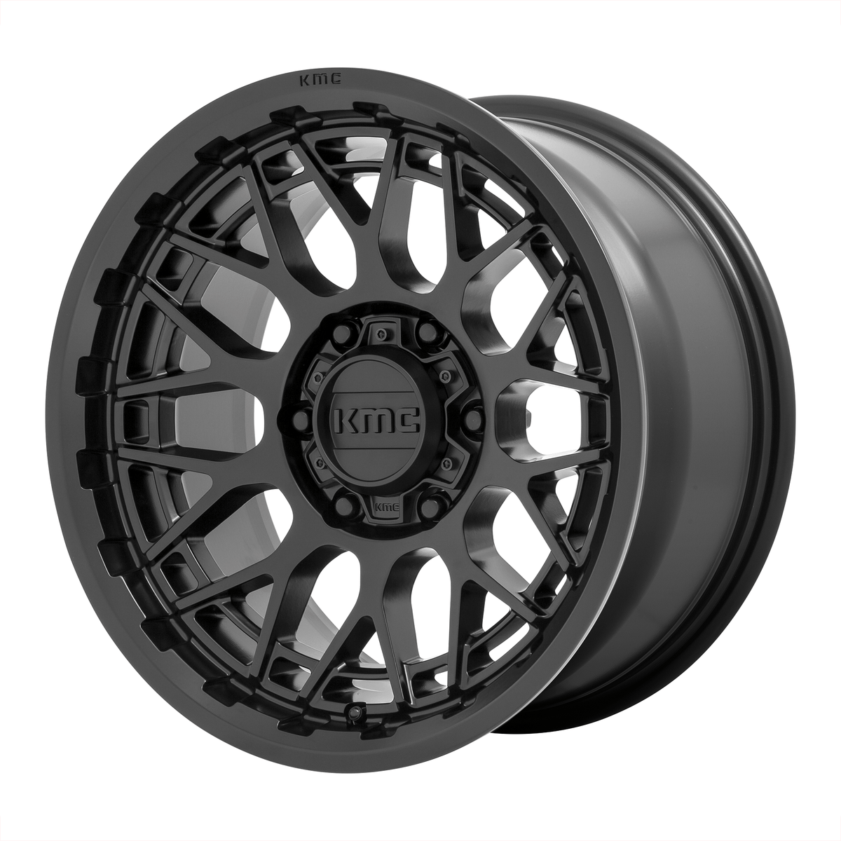 KMC KM722 TECHNIC 17x8.5 Satin Black 6x135 18mm