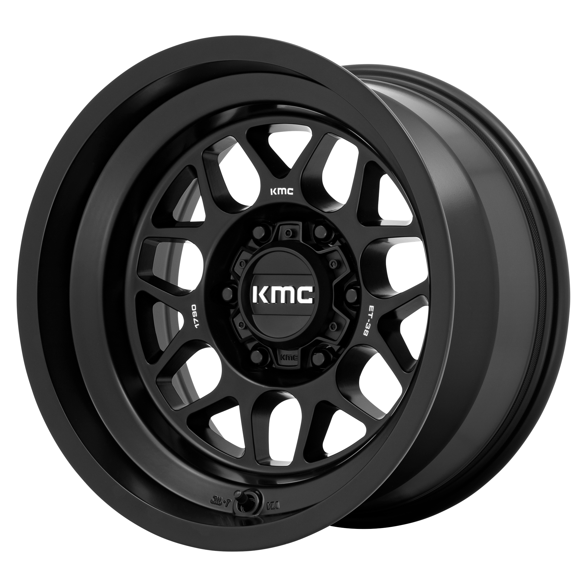 KMC KM725 TERRA 18x8.5 Satin Black 6x135 0mm