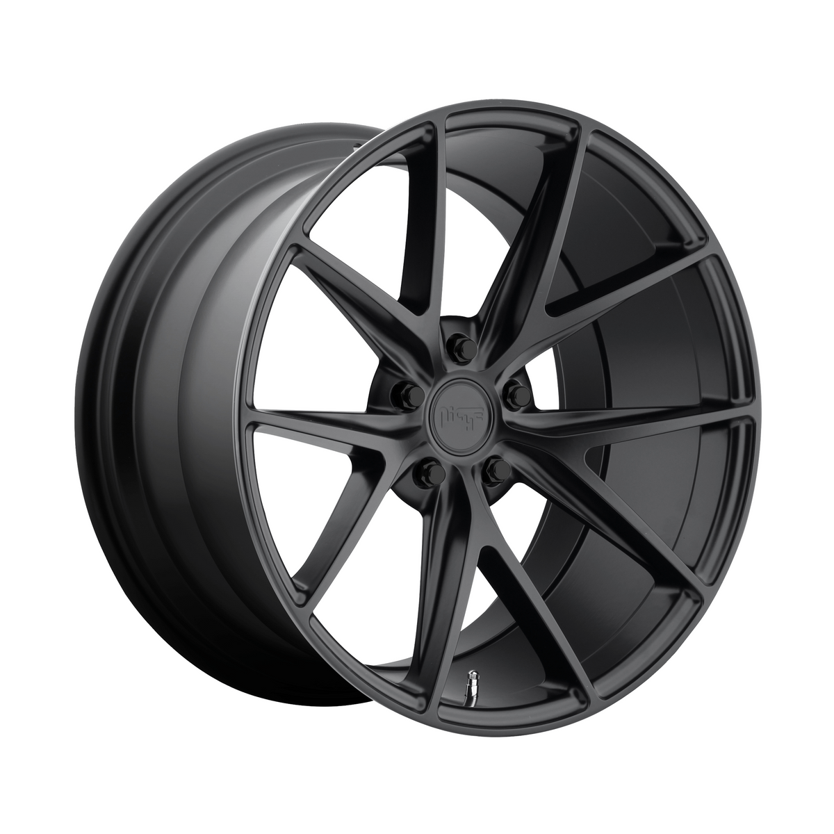 Niche 1PC M117 MISANO 19x9.5 Matte Black 5x114.3 35mm