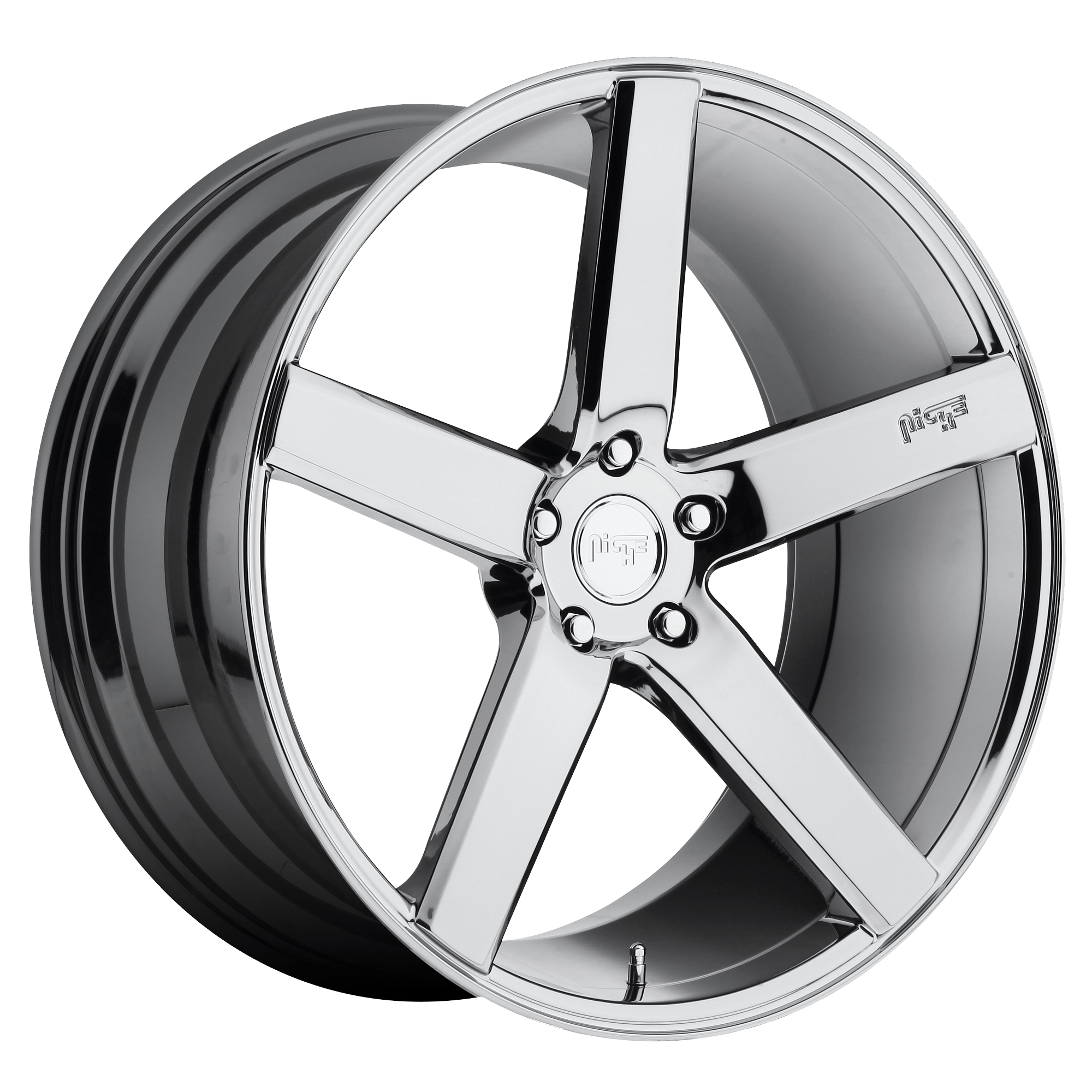 Niche 1PC M132 MILAN 20x8.5 Chrome Plated 5x114.3 35mm