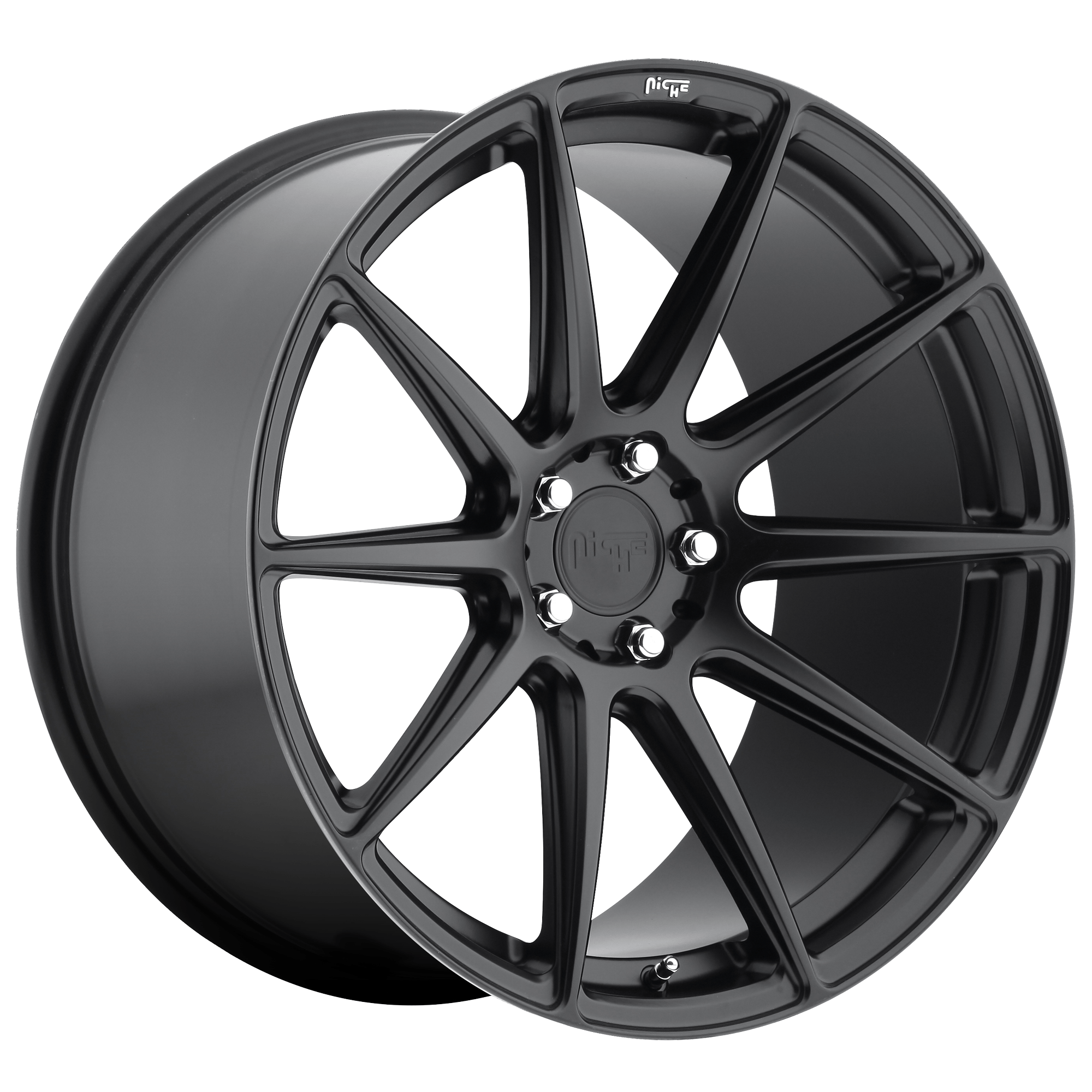 Niche 1PC M147 ESSEN 19x8.5 Matte Black 5x114.3 35mm