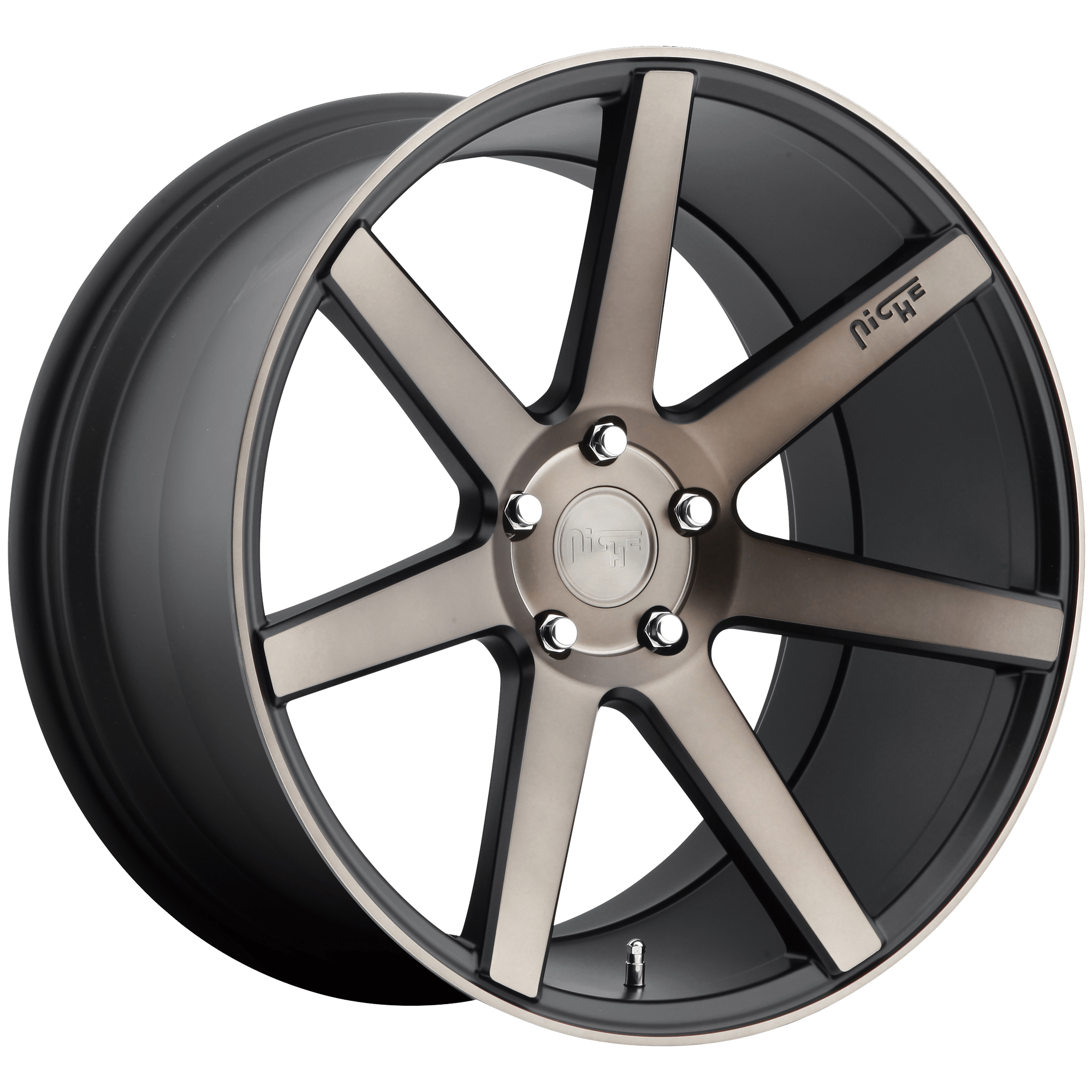 Niche 1PC M150 VERONA 19x9.5 Matte Black Machined 5x114.3 35mm