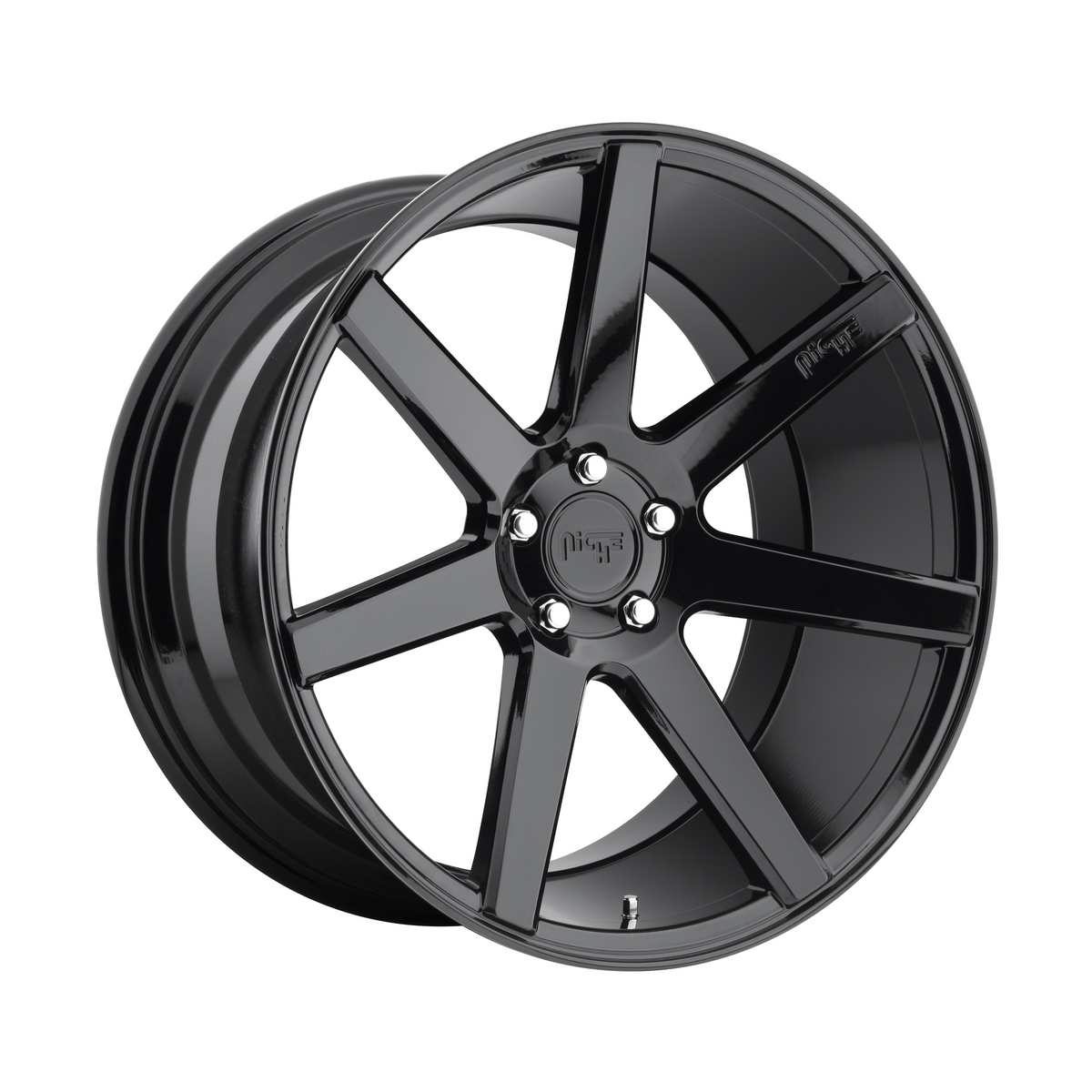 Niche 1PC M168 VERONA 20x9 Gloss Black 5x114.3 35mm