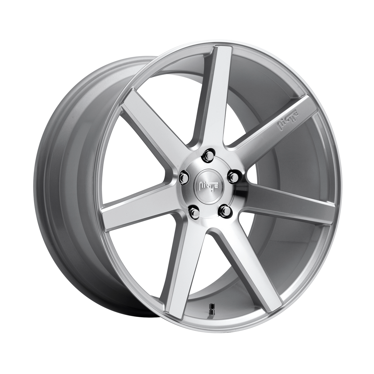 Niche 1PC M179 VERONA 19x8.5 Gloss Silver Machined 5x114.3 35mm