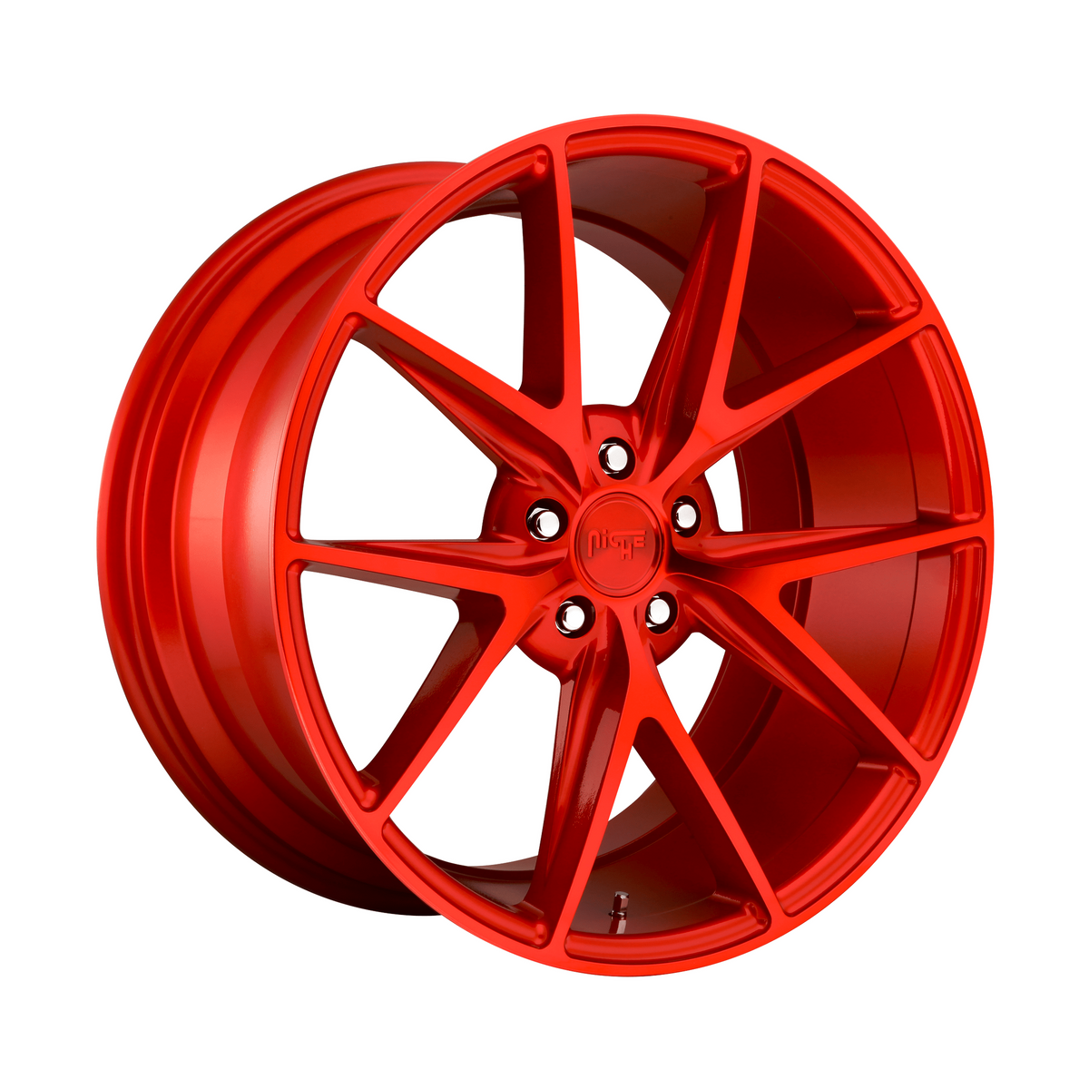 Niche 1PC M186 MISANO 20x9 Candy Red 5x114.3 35mm