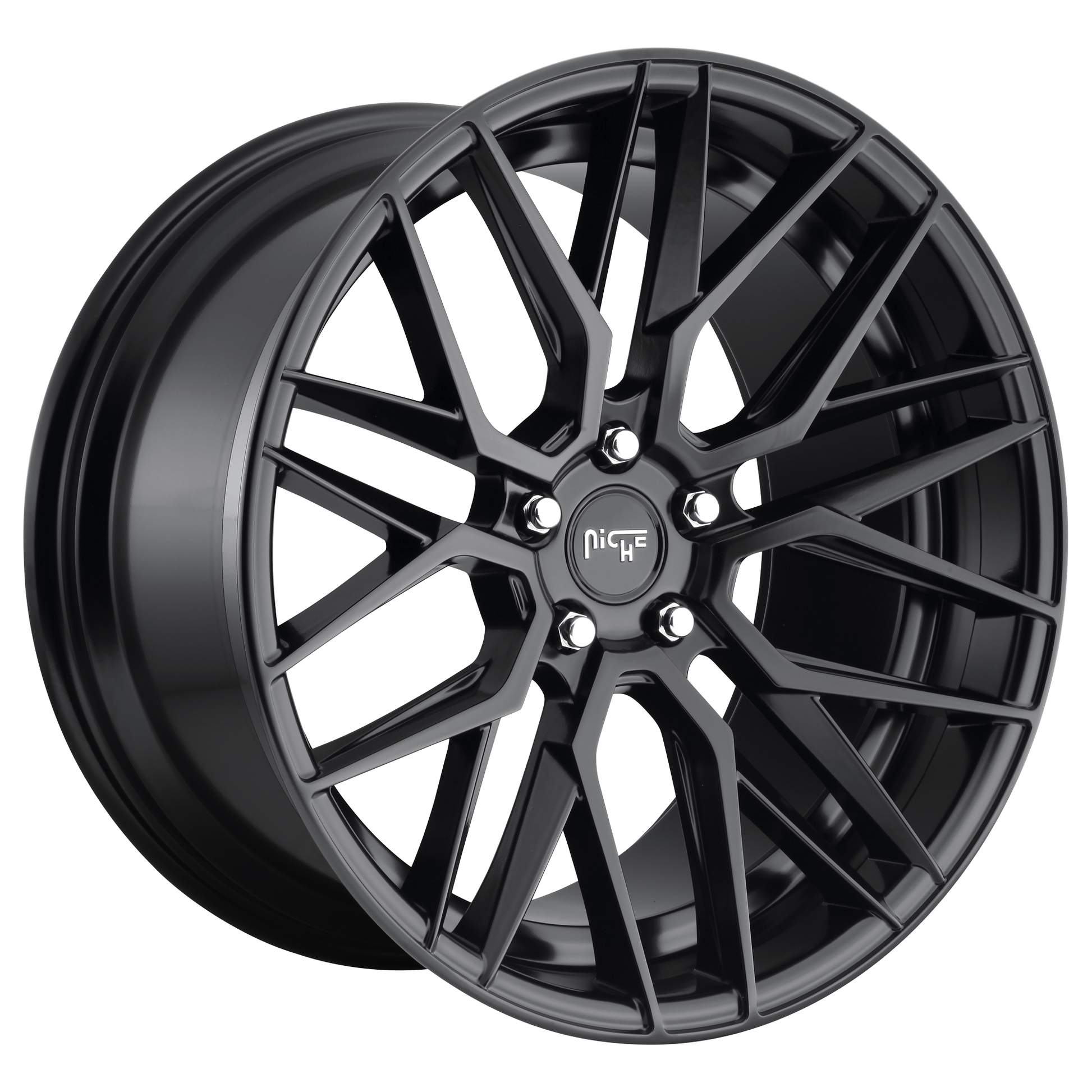 Niche 1PC M190 GAMMA 20x10.5 Matte Black 5x114.3 40mm