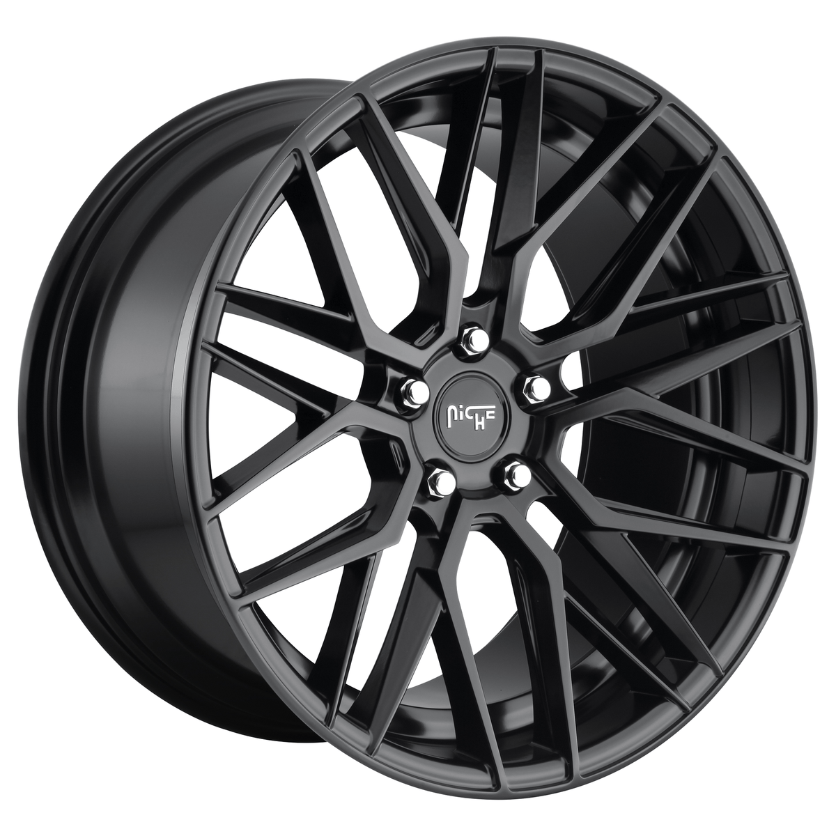 Niche 1PC M190 GAMMA 20x9 Matte Black 5x114.3 35mm