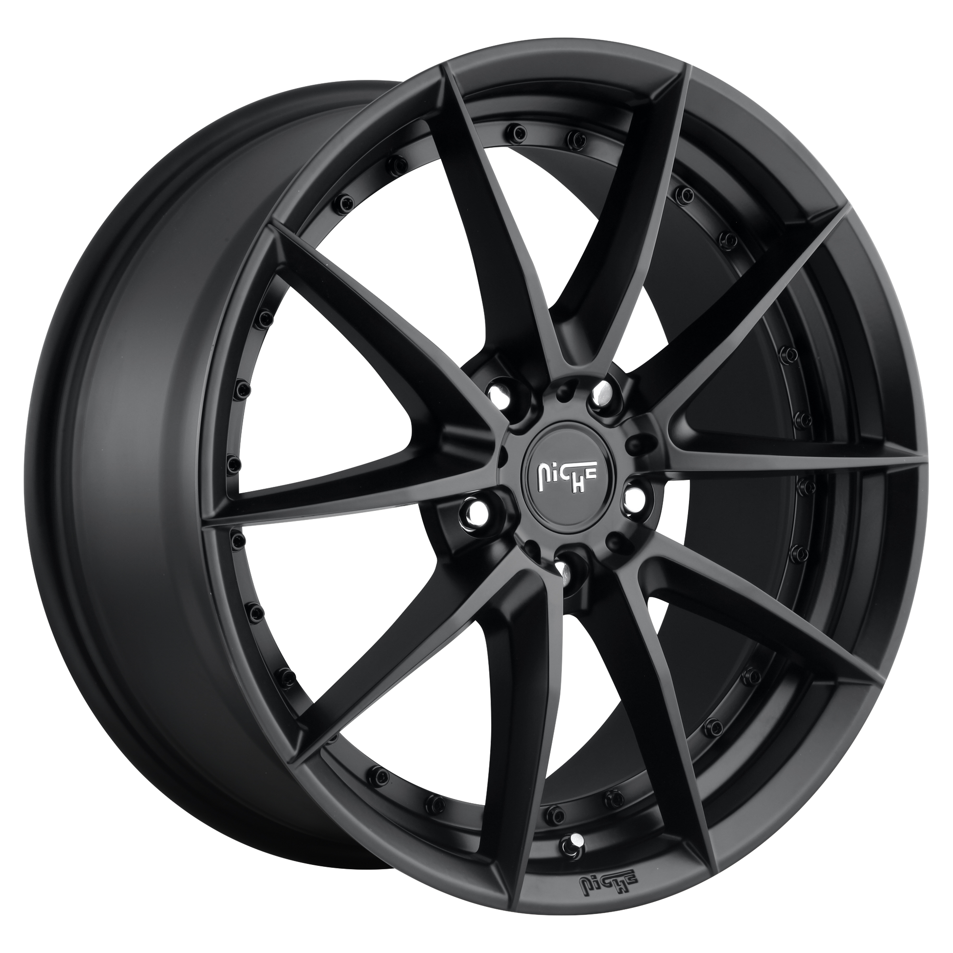 Niche 1PC M196 SECTOR 20x9 Matte Black 5x114.3 35mm