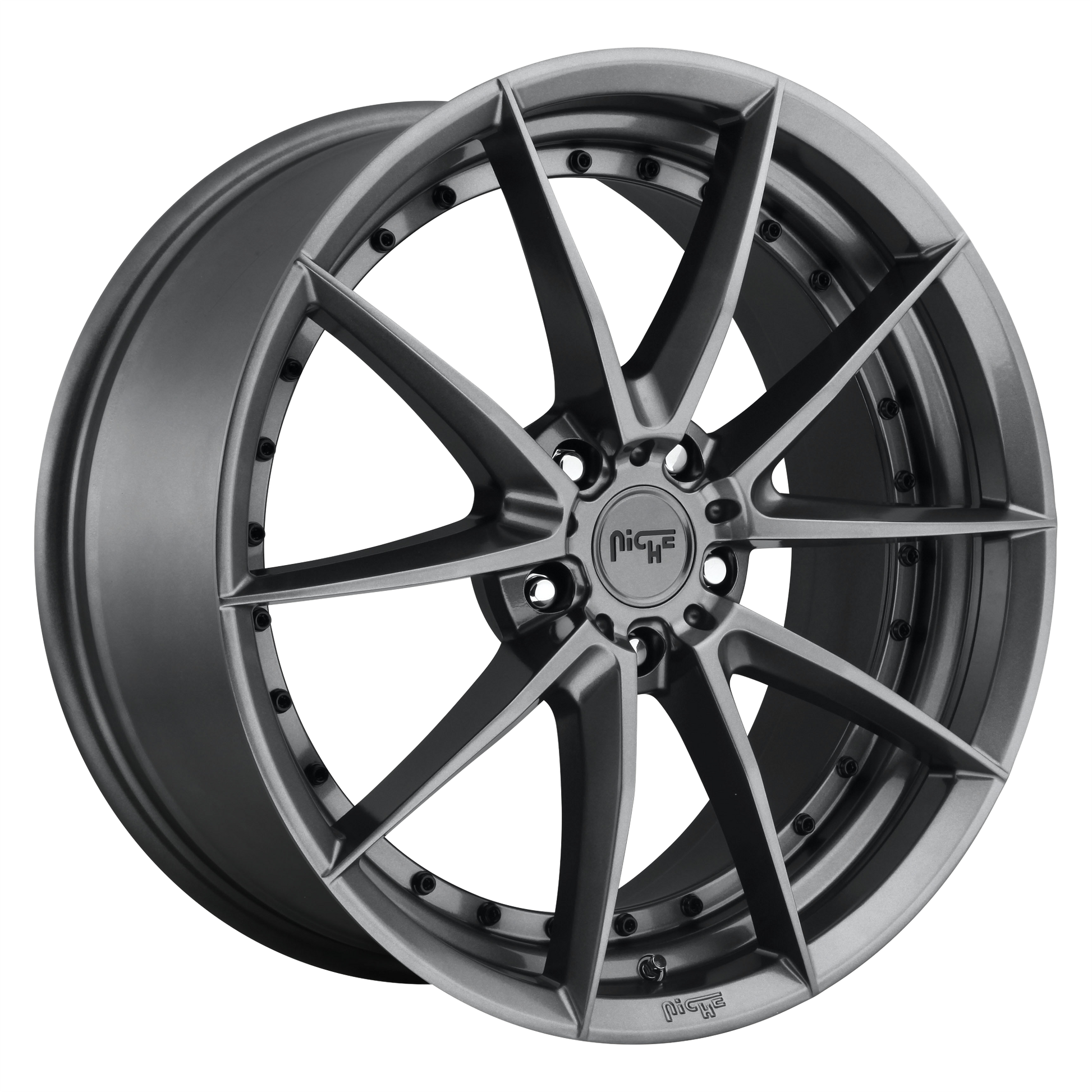 Niche 1PC M197 SECTOR 19x8.5 Gloss Anthracite 5x114.3 35mm