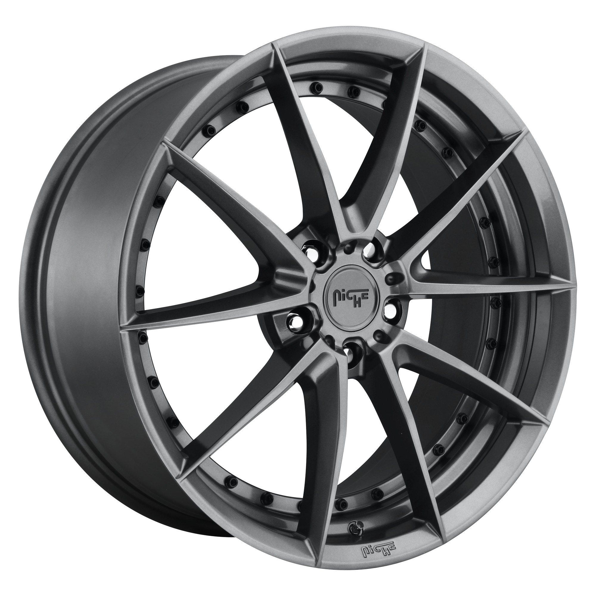 Niche 1PC M197 SECTOR 19x8.5 Gloss Anthracite 5x114.3 35mm